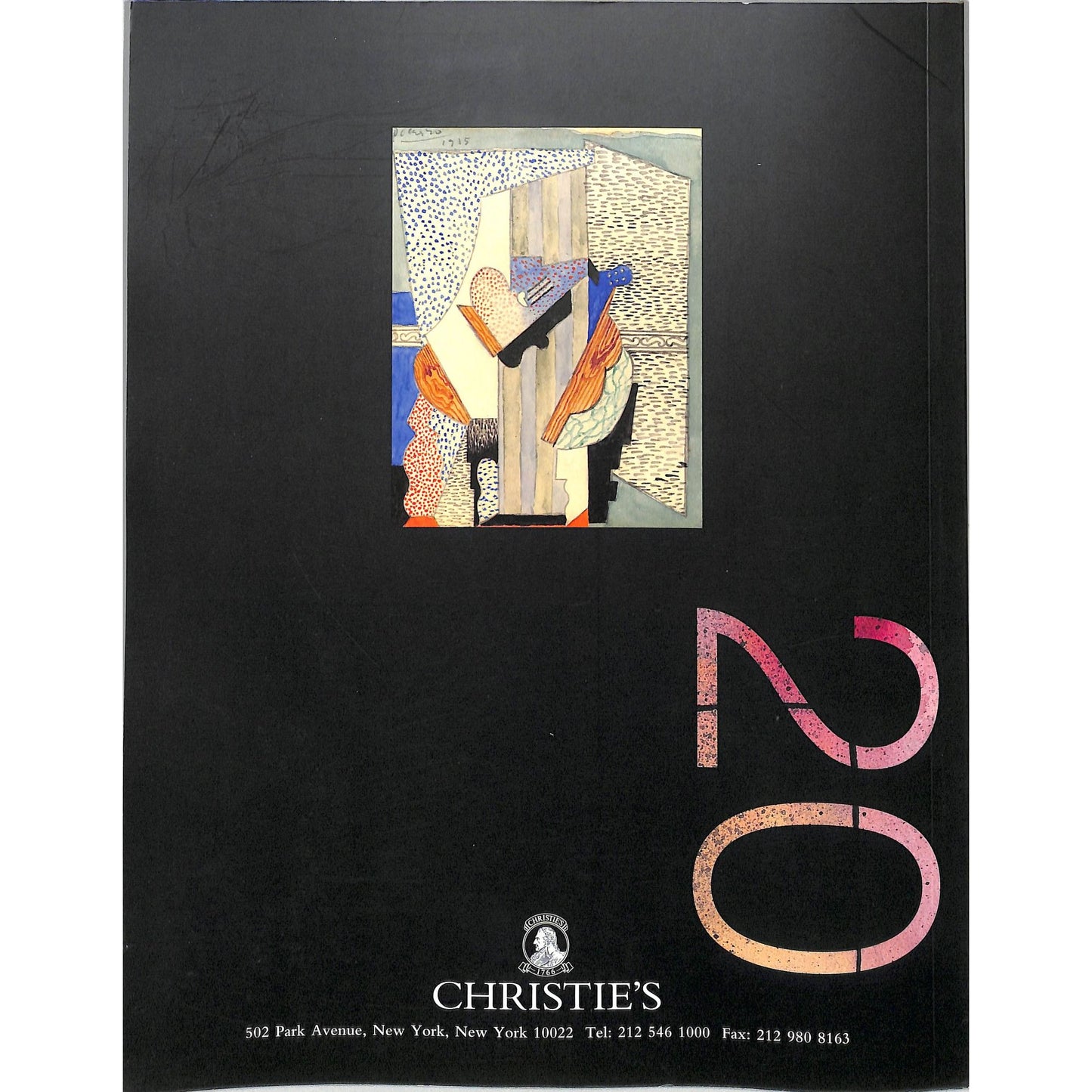 Christie's Twentieth Century Works on Paper Auction Catalog May 13, 1998