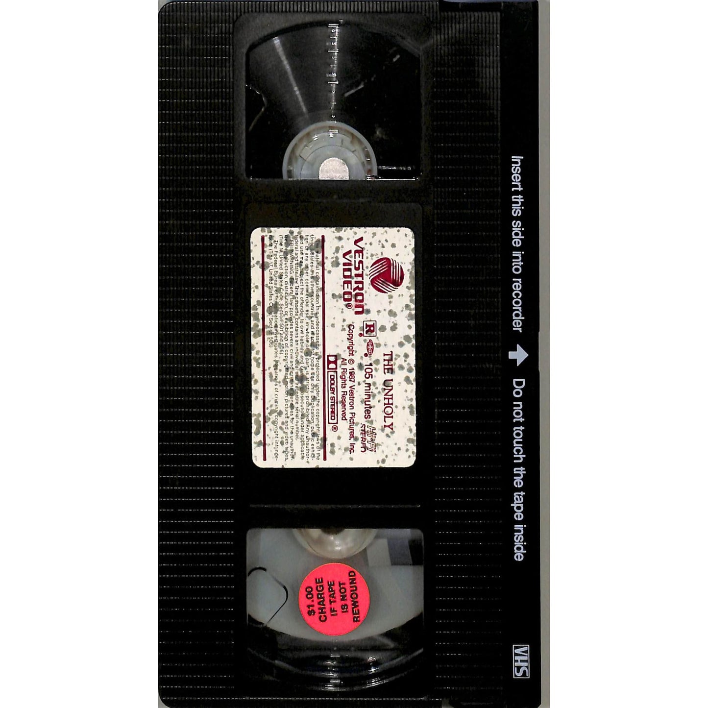 The Unholy (1988) VHS Tape Good condition