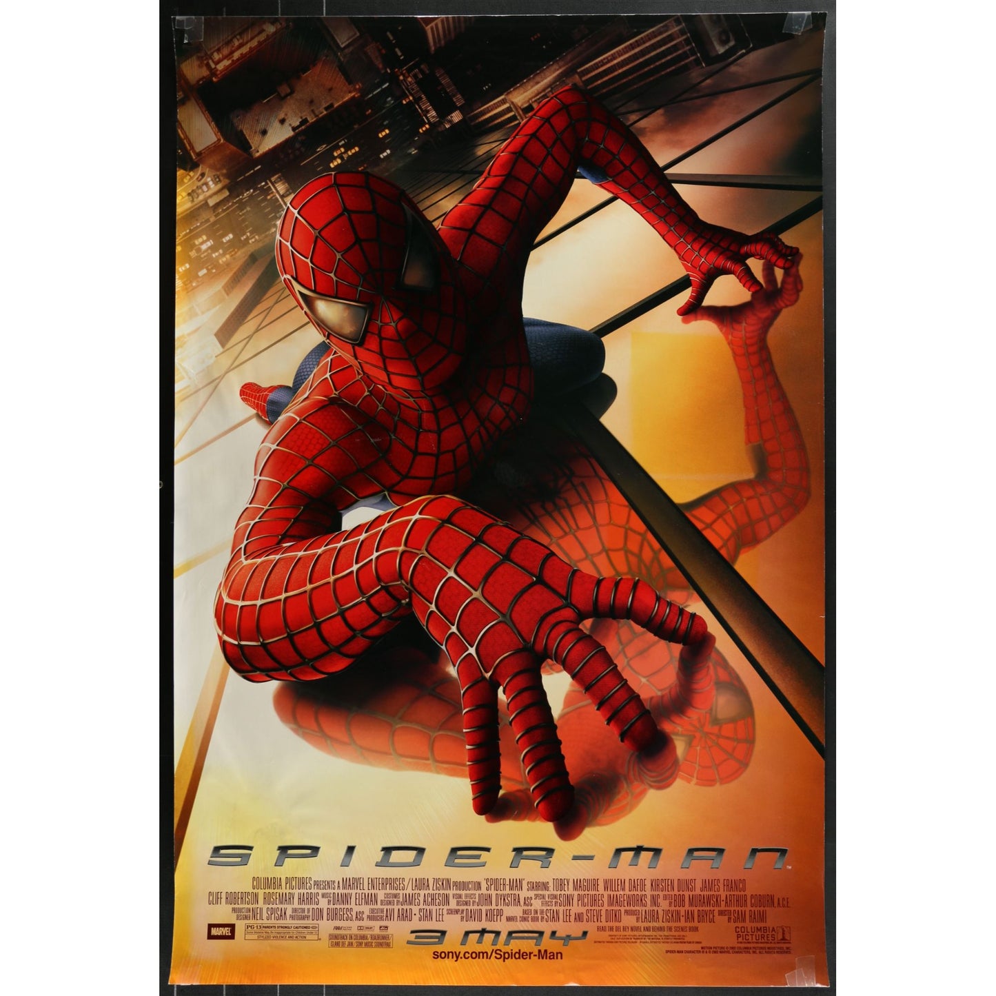 Spider-Man (2002) Original Double-sided Movie Poster Rolled 27x40