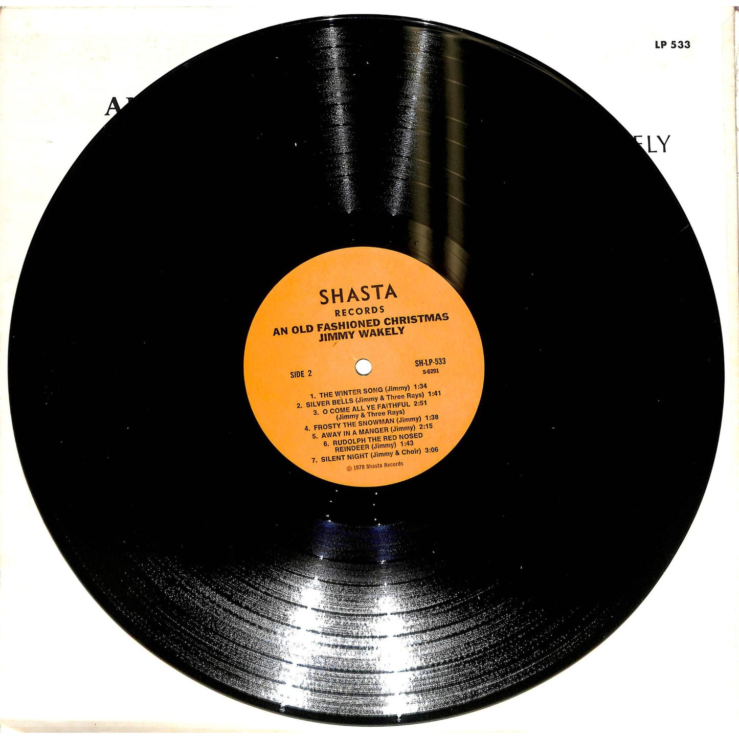 Jimmy Wakely - An Old Fashioned Christmas (1978) Vinyl Record SH-LP-533