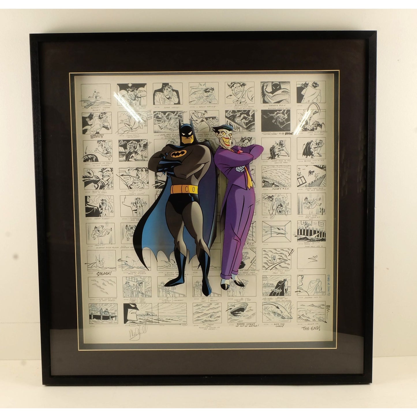 Batman/The Joker Storyboard Lithograph Limited Edition (Issued in 1994)