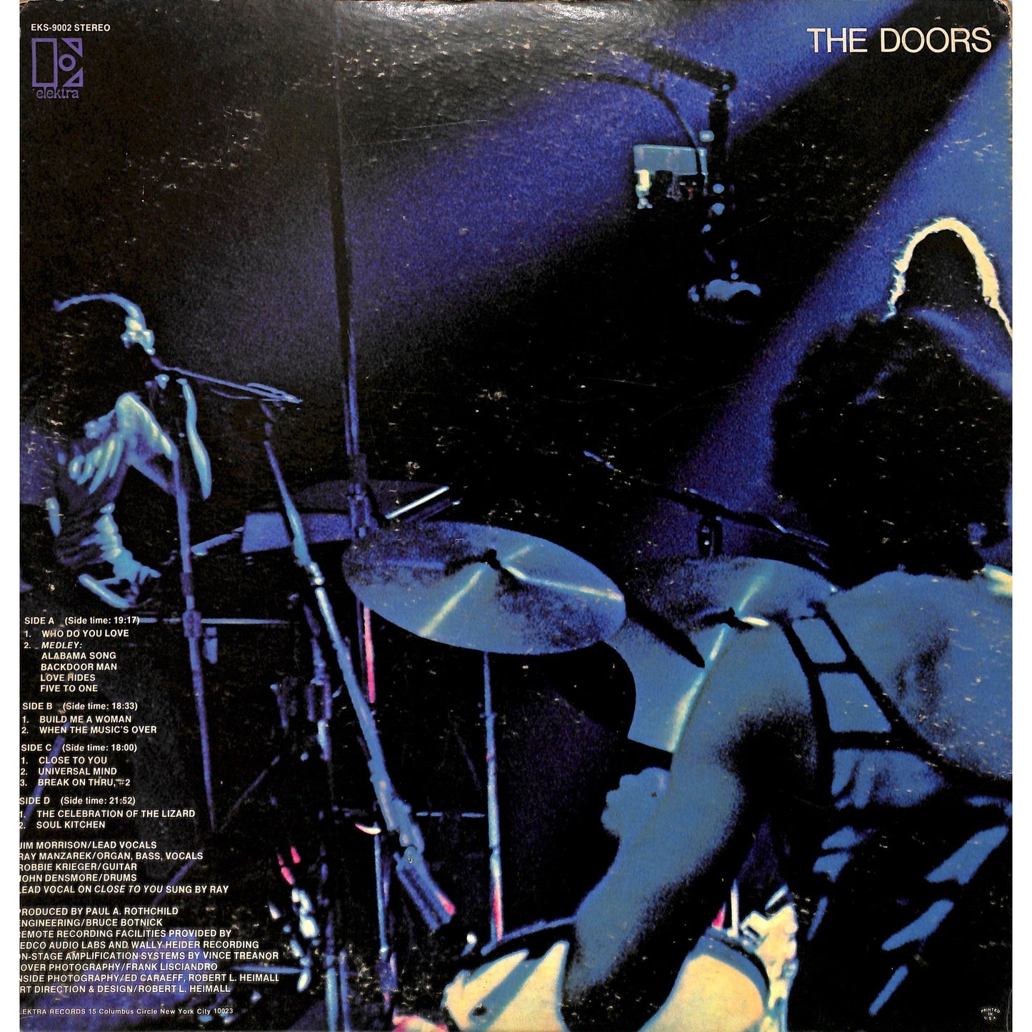 The Doors - Absolutely Live 2LP Vinyl Record EKS-9002