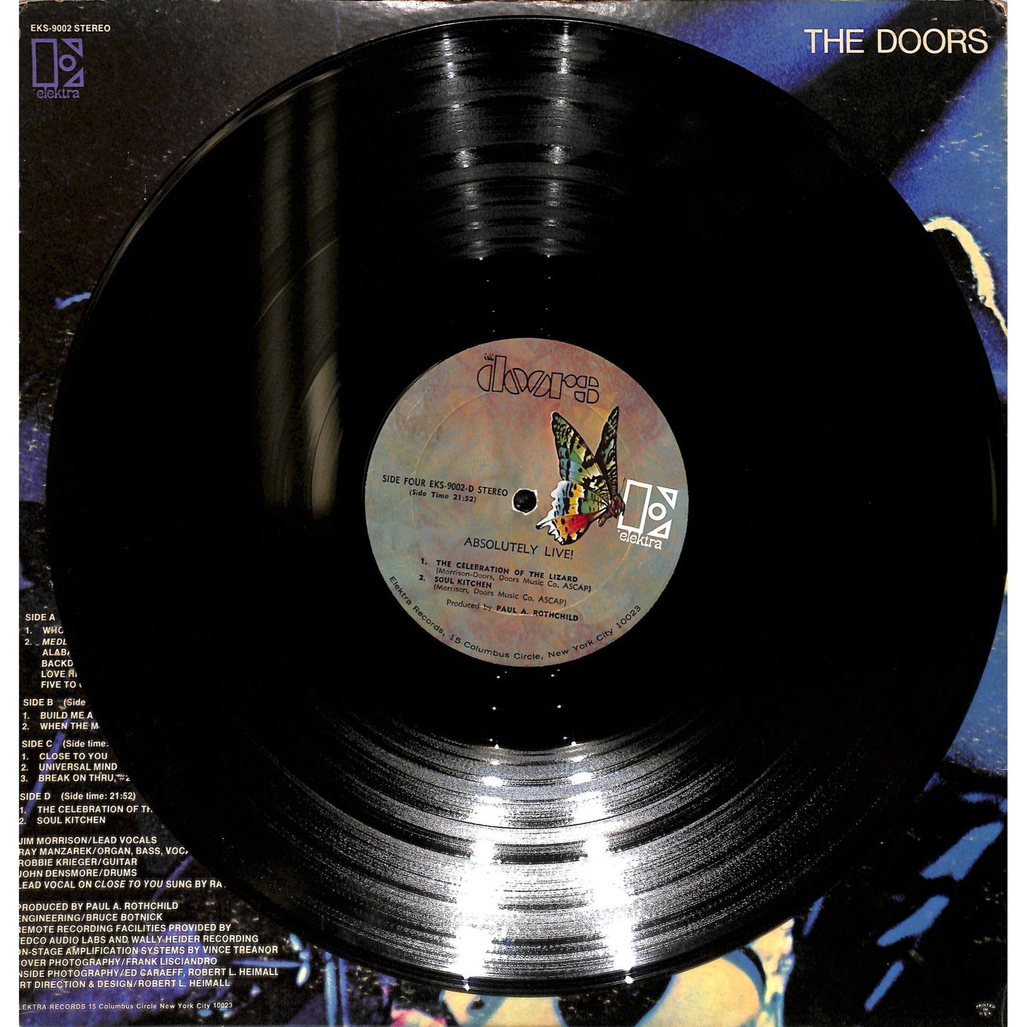 The Doors - Absolutely Live 2LP Vinyl Record EKS-9002