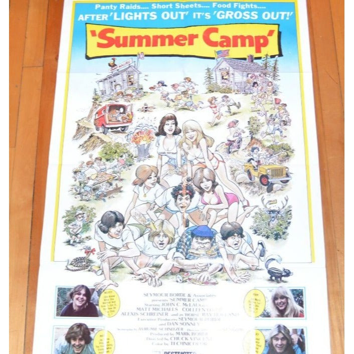 Summer Camp (1979) Original Movie Poster Folded 27x41