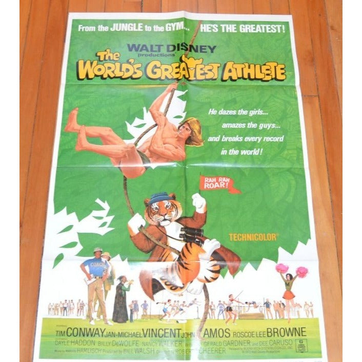 The World's Greatest Athlete (1973) Original Movie Poster Folded 27x41