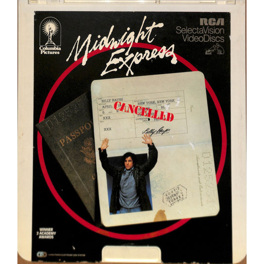 Midnight Express (1978) Vintage CED RCA SelectaVision Videodisc TESTED WORKING