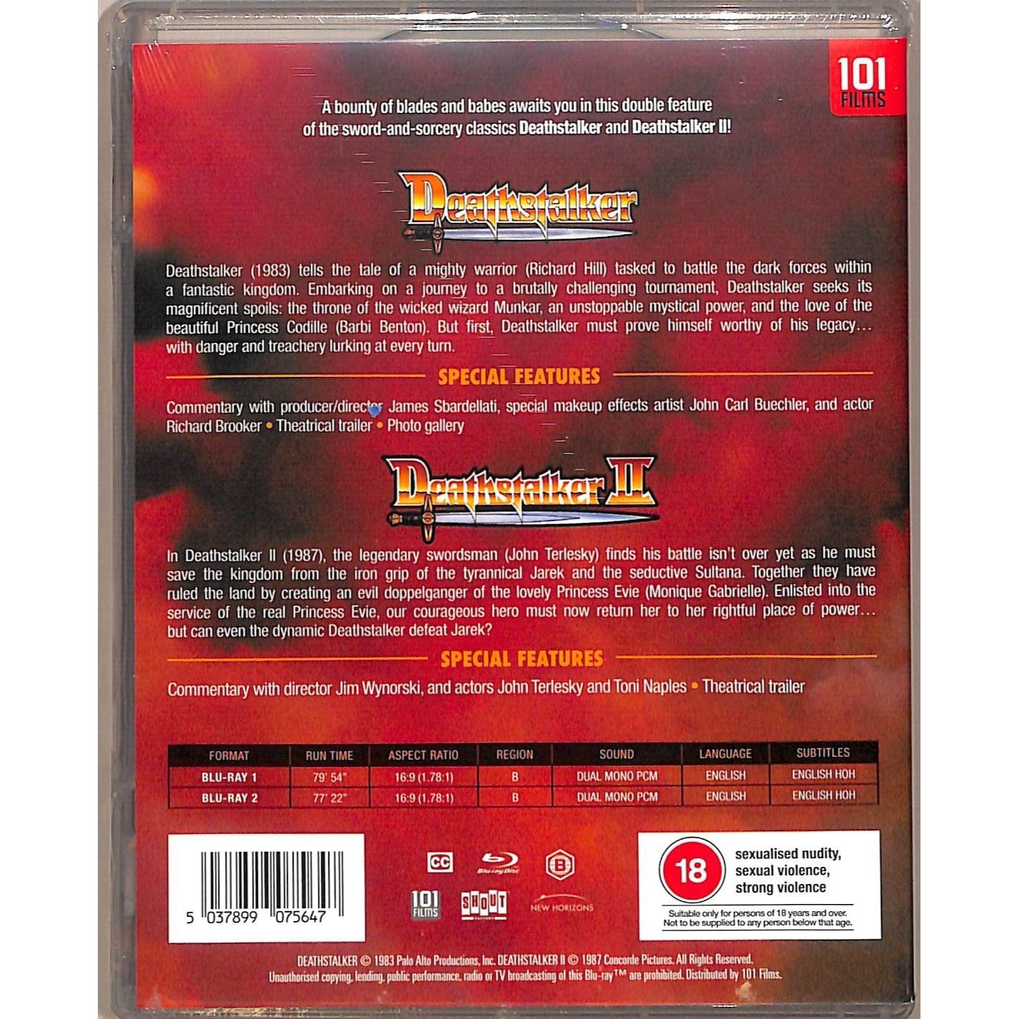 Deathstalker II (1987) Sealed Blu-Ray