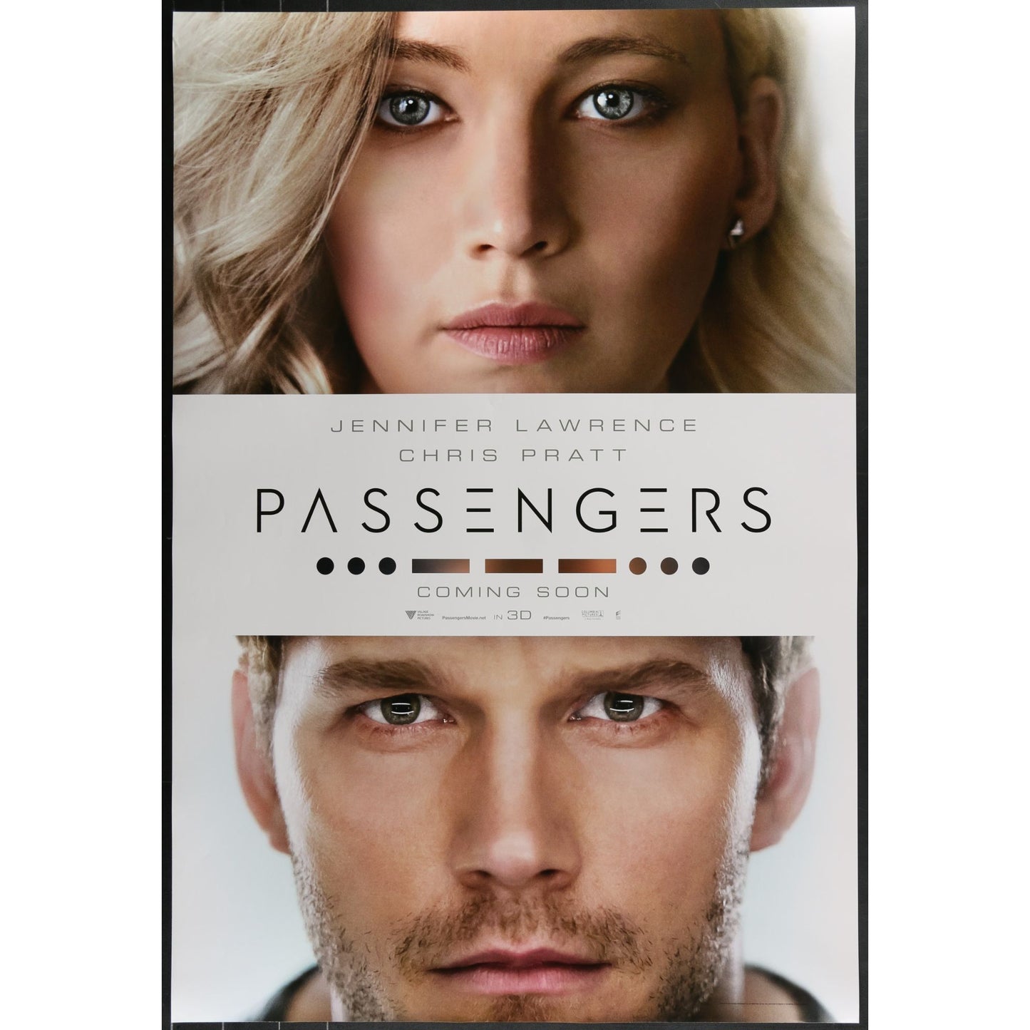 Passengers (2016) Original Double-sided Movie Poster Rolled 27x40