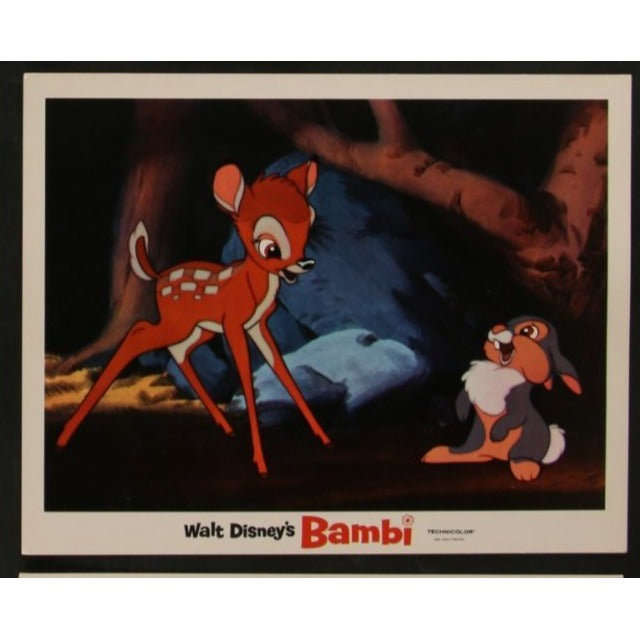 Bambi (1975 Re-release) Original Lobby Card Movie Poster 11x14