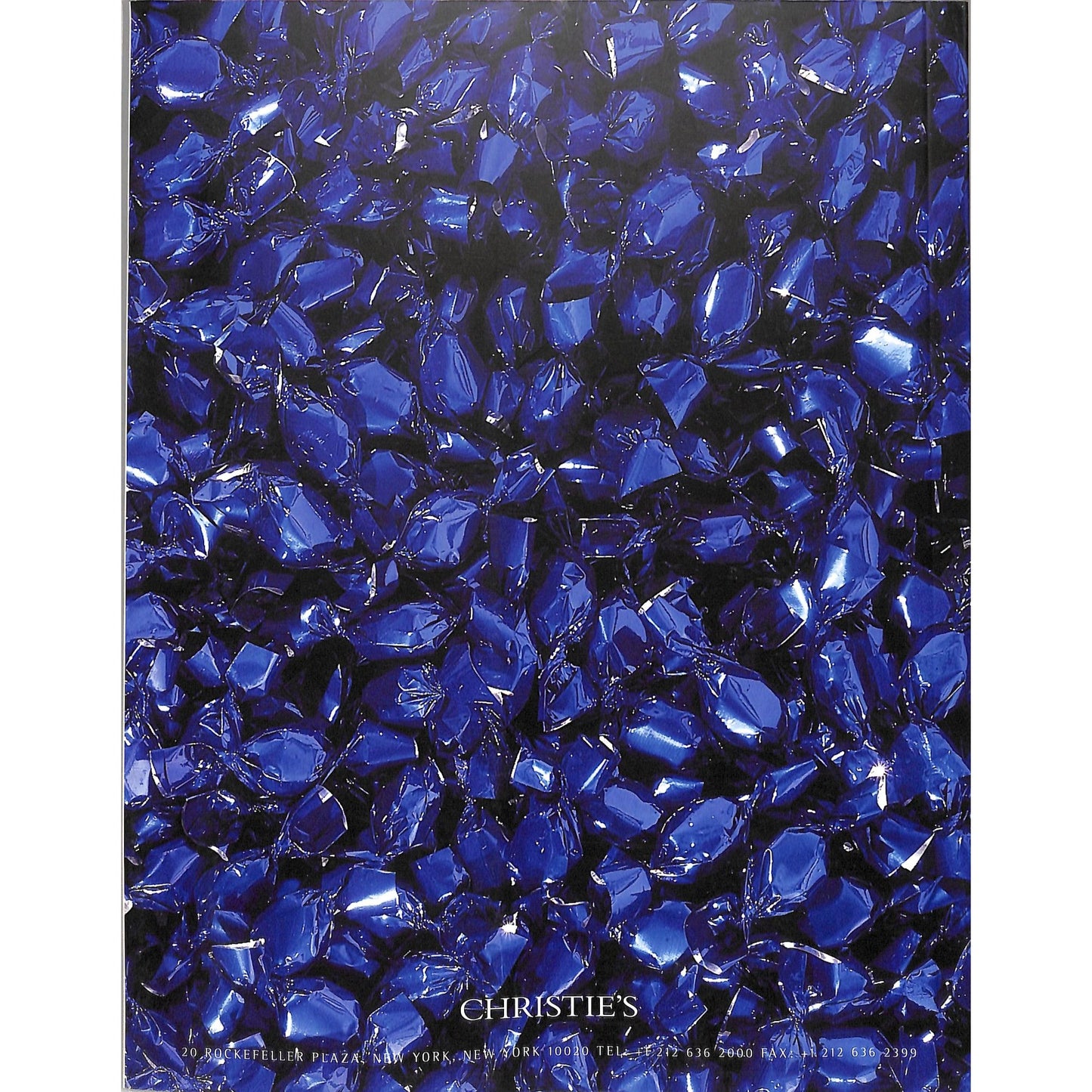 Christie's Contemporary Art Auction Catalog November 15, 2001
