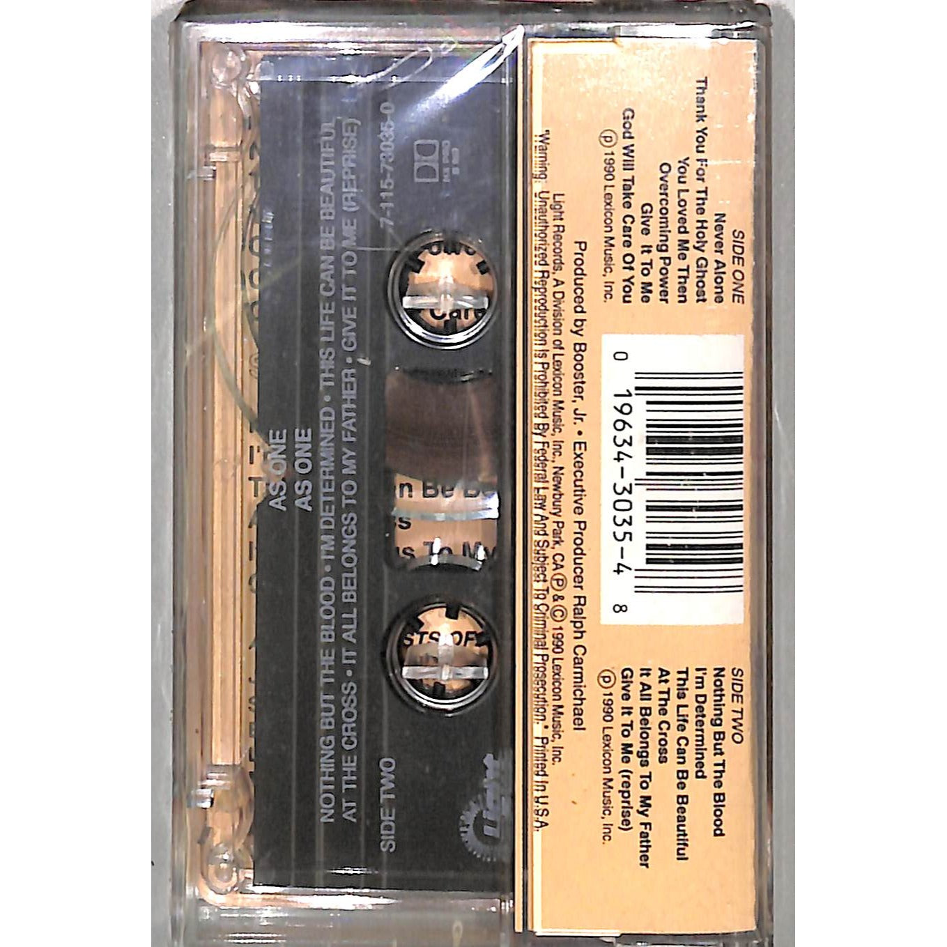 As One – As One (1990) Brand New Sealed Cassette