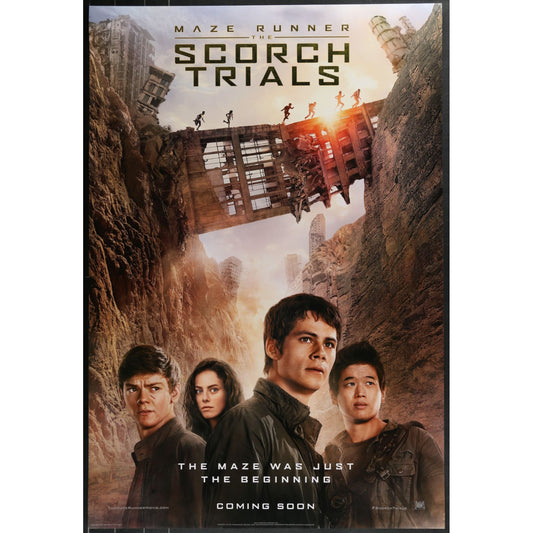 Maze Runner: The Scorch Trials (2015) Original DS Movie Poster Rolled 27x40
