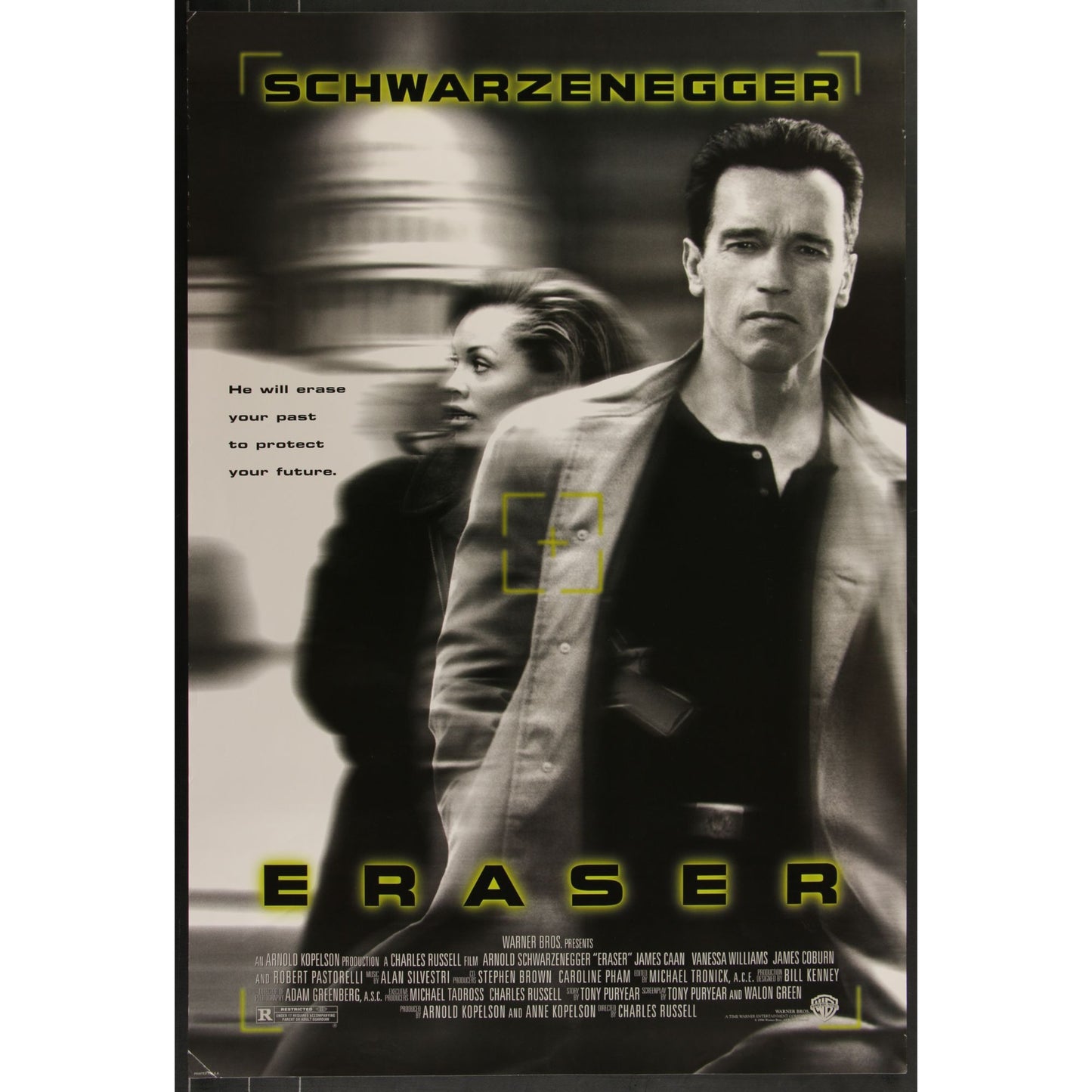 Eraser (1996) Original Movie Poster Rolled 27x40