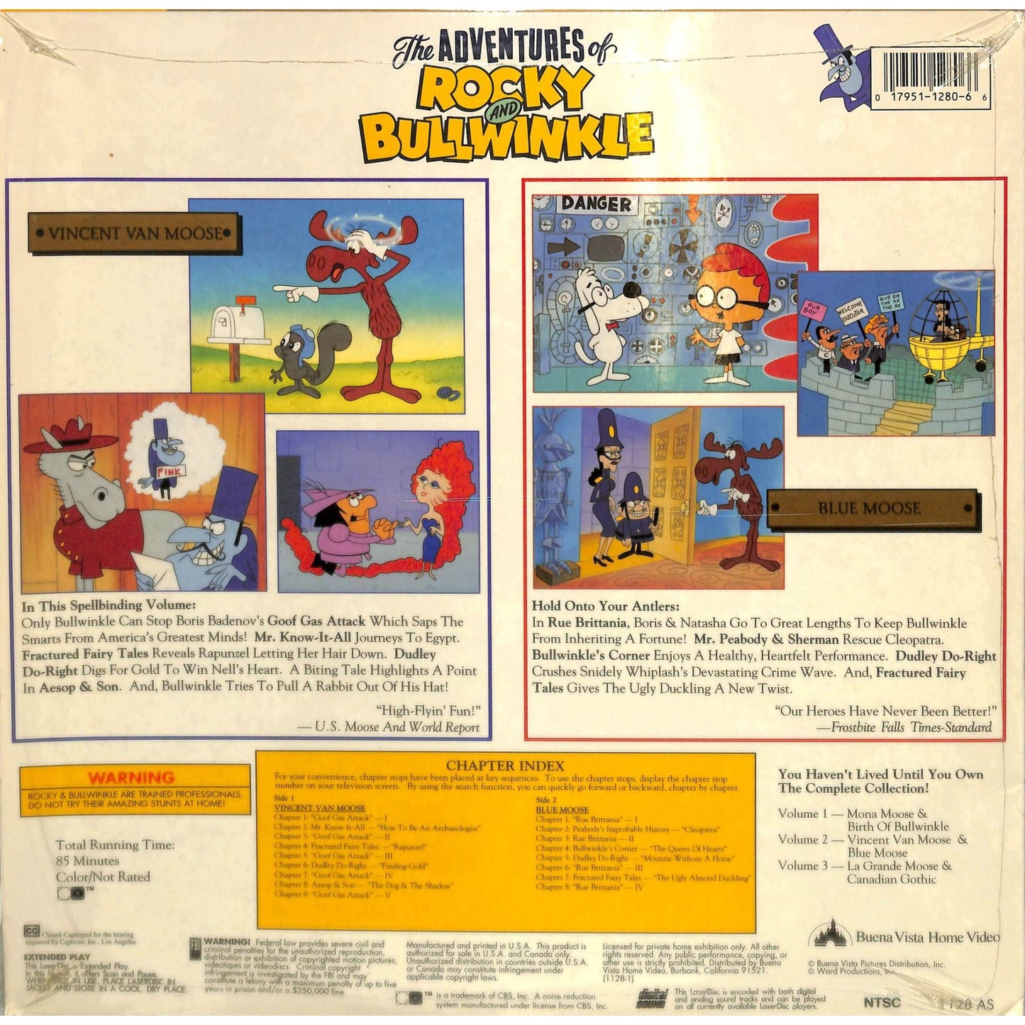 The Adventures of Rocky & Bullwinkle Laserdisc
