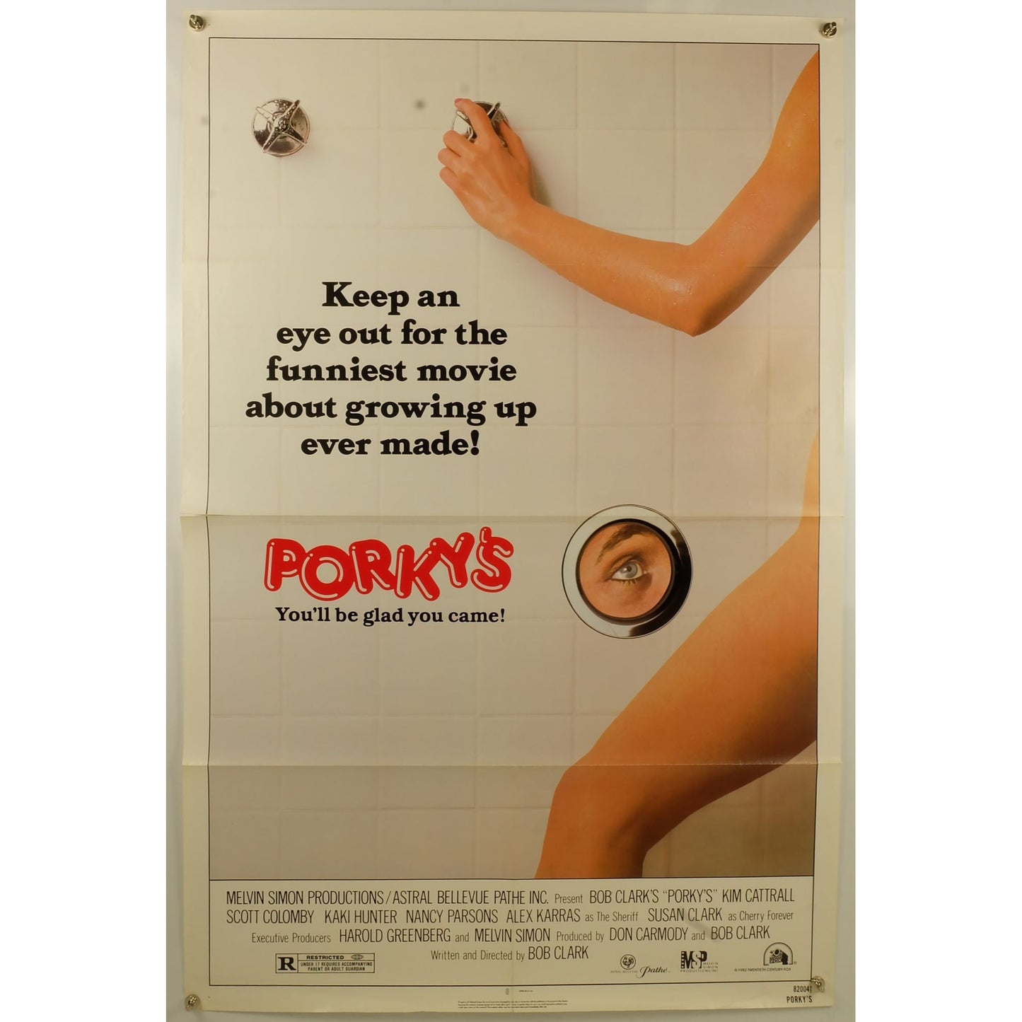Porky's (1981) Original Movie Poster Folded 27x41
