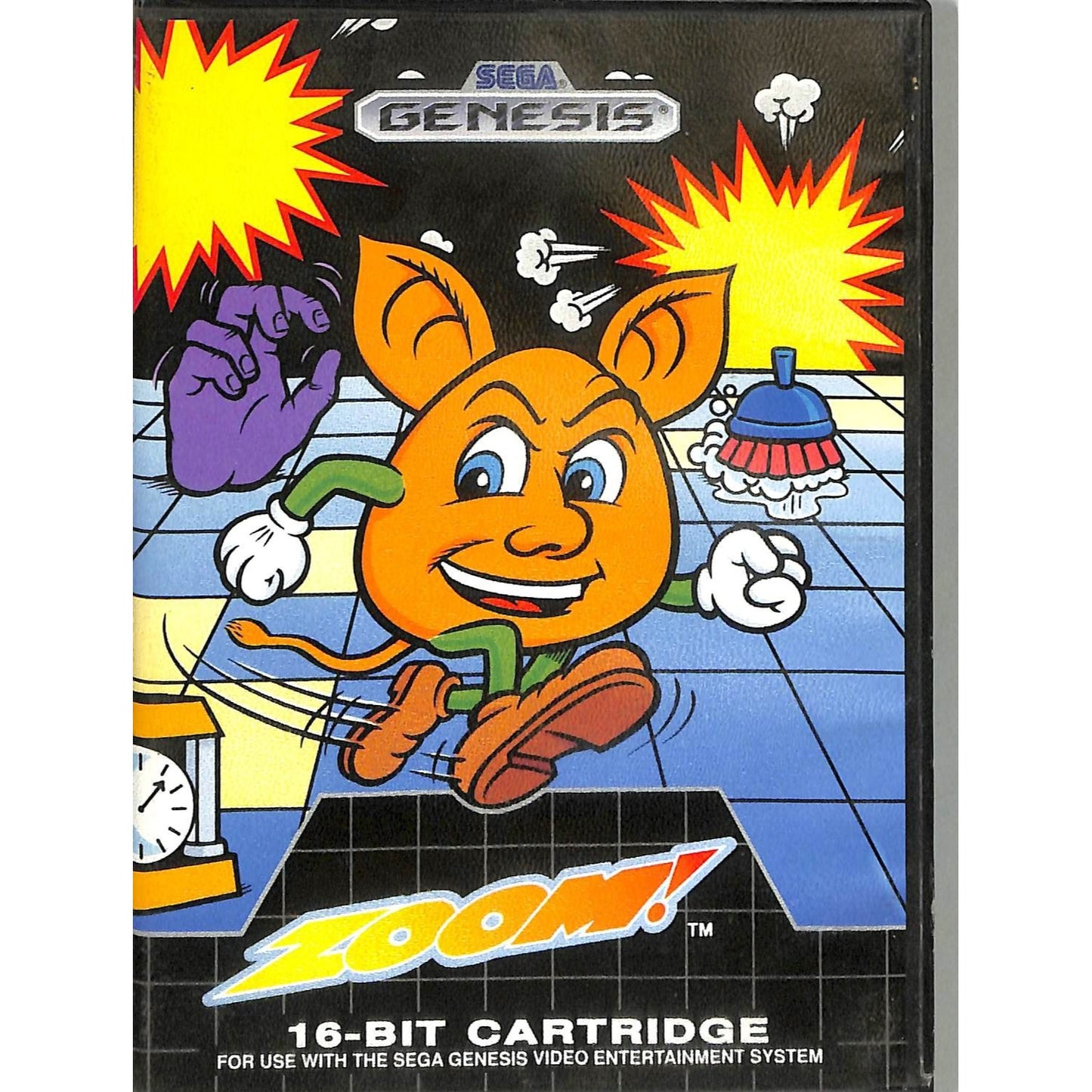 Zoom! (1993) Sega Genesis Cartridge Complete in Box