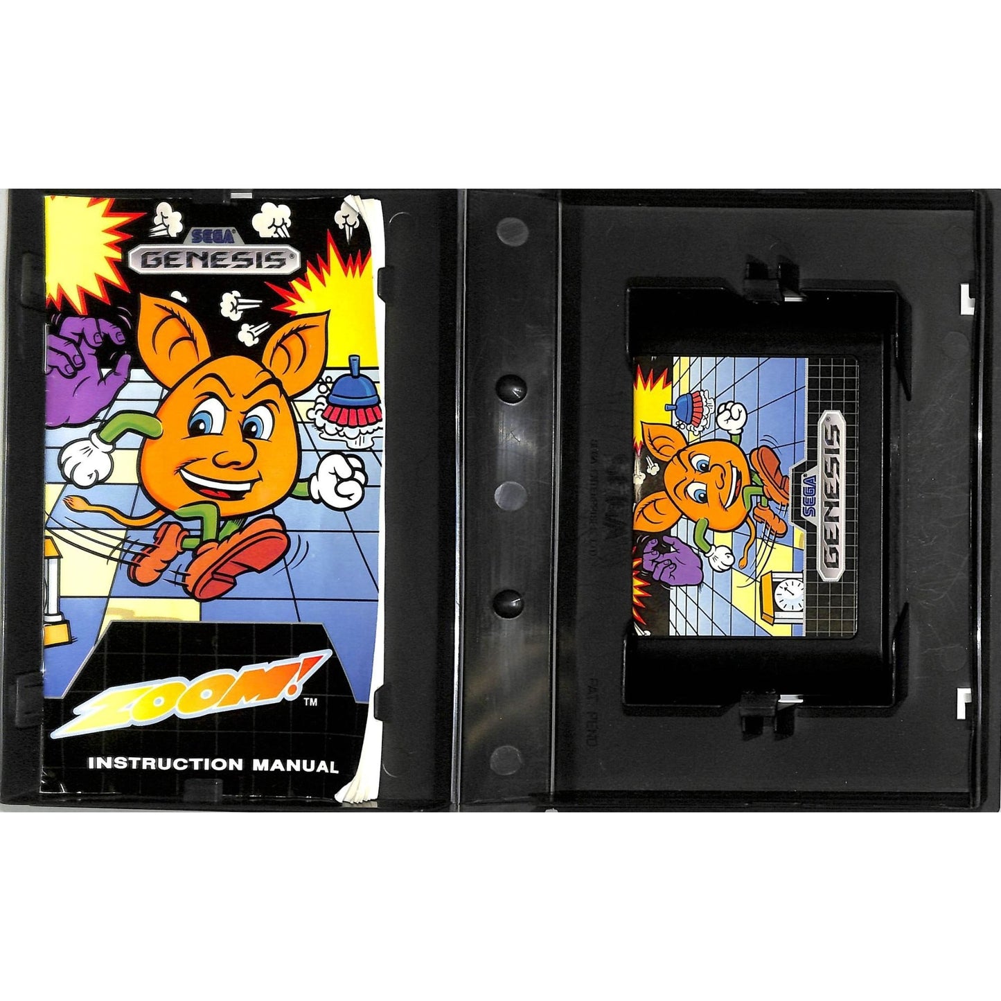 Zoom! (1993) Sega Genesis Cartridge Complete in Box