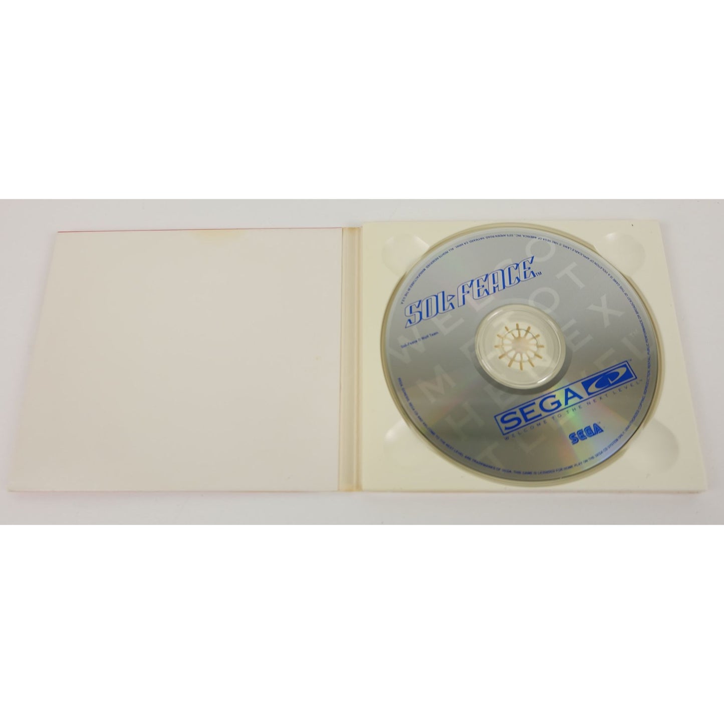 Sol-Feace Sega CD (1992) Game with Case
