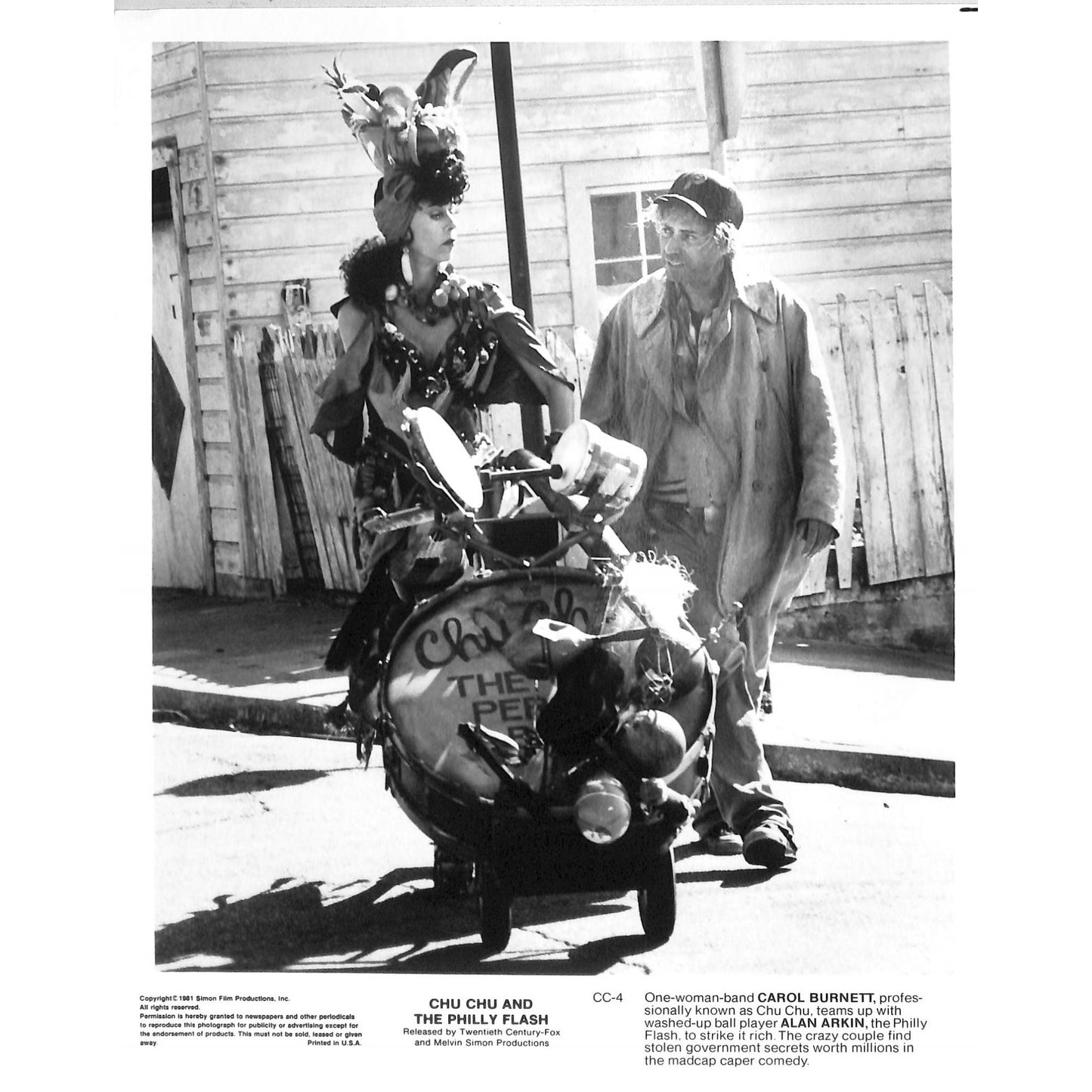 Chu Chu and The Philly Flash (1981) 10 Movie Stills 8x10