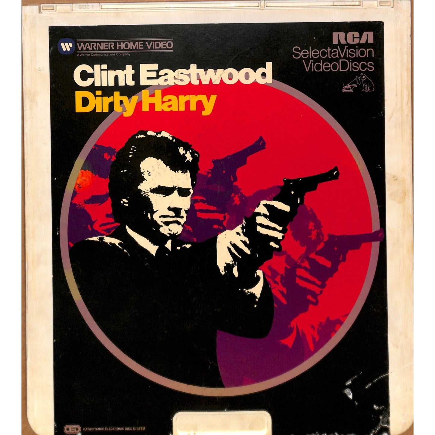 Dirty Harry (1971) Vintage CED RCA SelectaVision Videodisc TESTED WORKING