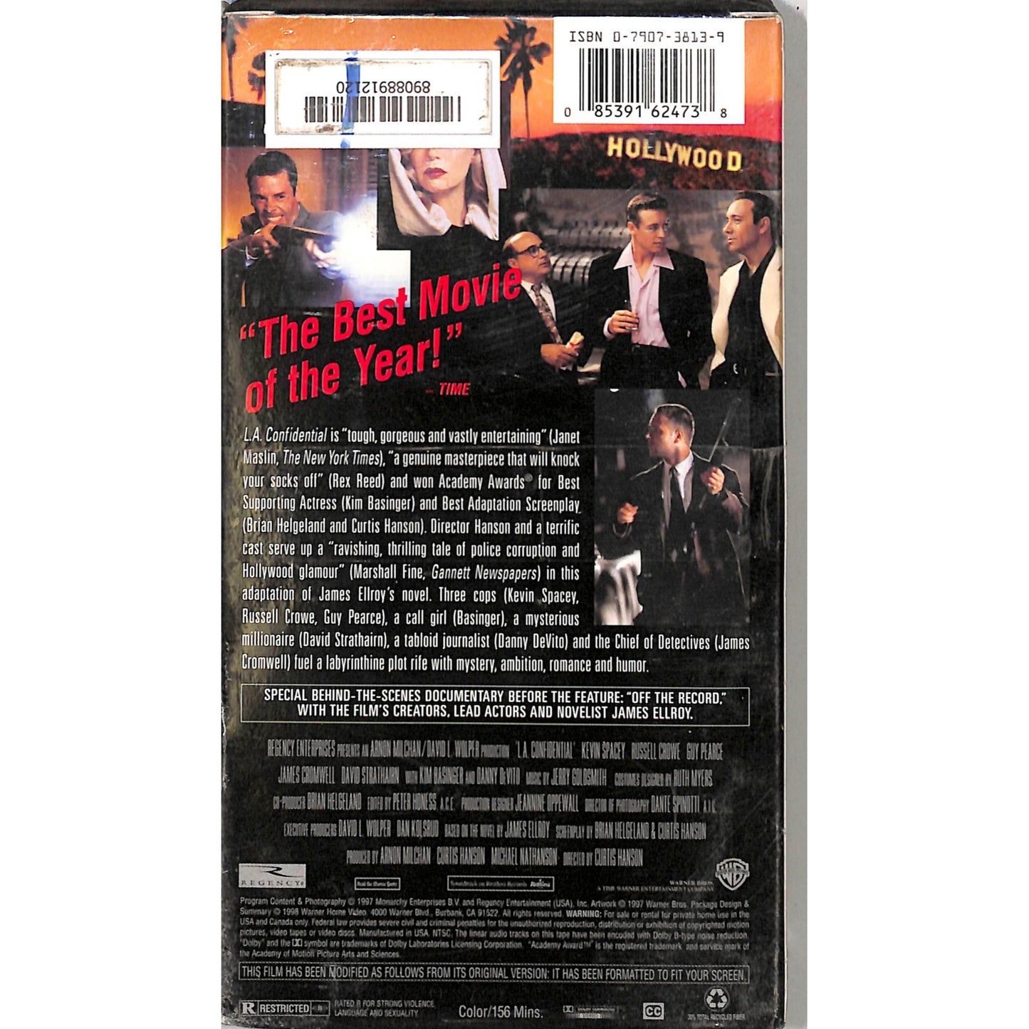 L.A. Confidential (1997) BRAND NEW SEALED VHS