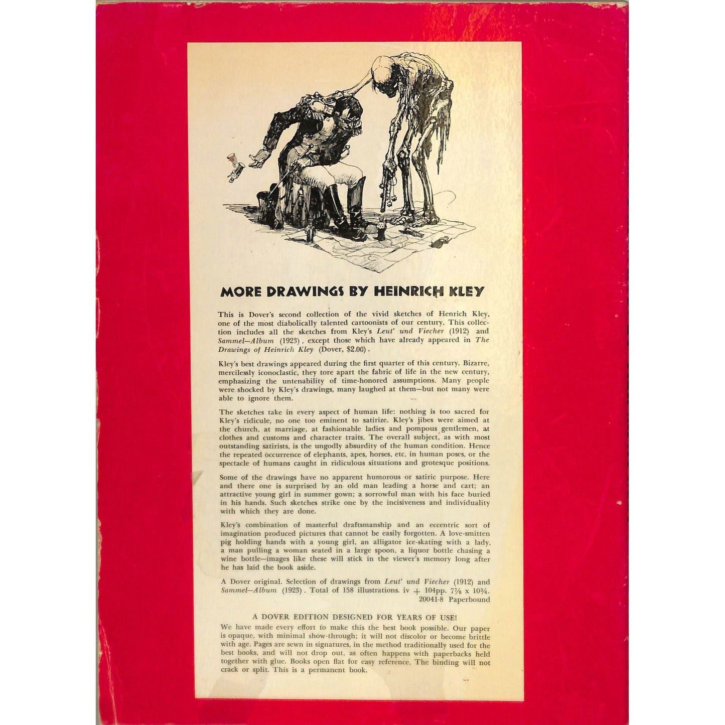 More Drawings by Heinrich Kley Catalog 1962