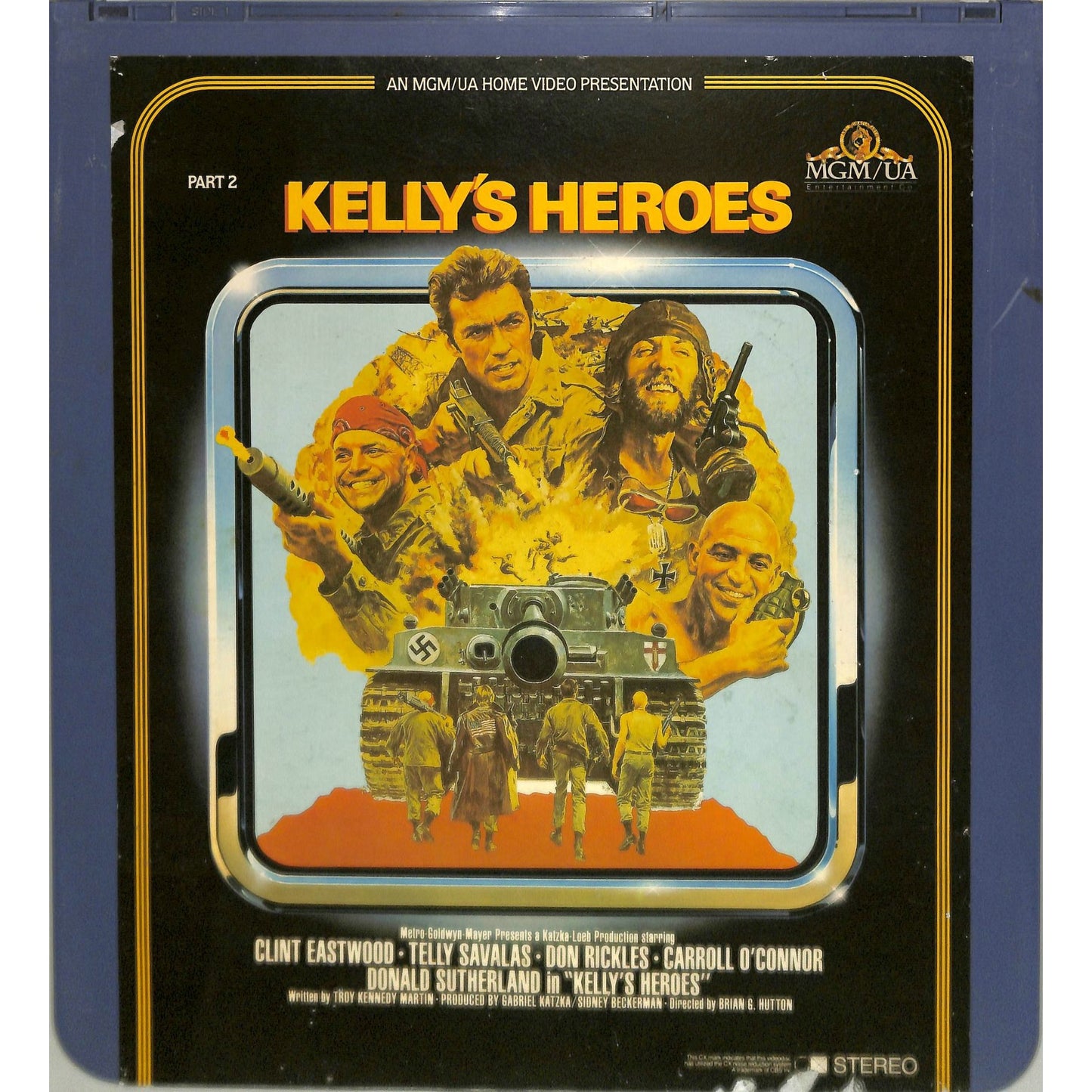 Kelly's Heroes (1970) Vintage Double CED Videodisc