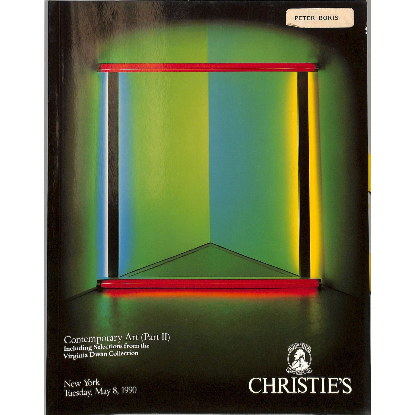 Christie's Contemporary Art Part 2 Auction Catalog May 8, 1990