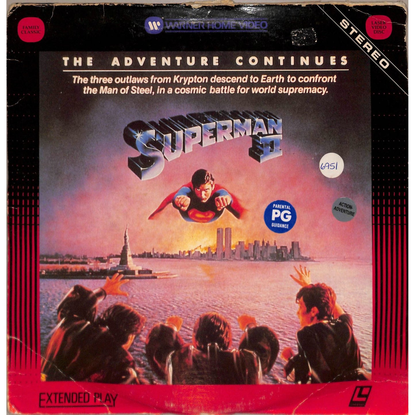 Superman II (1980) Laserdisc