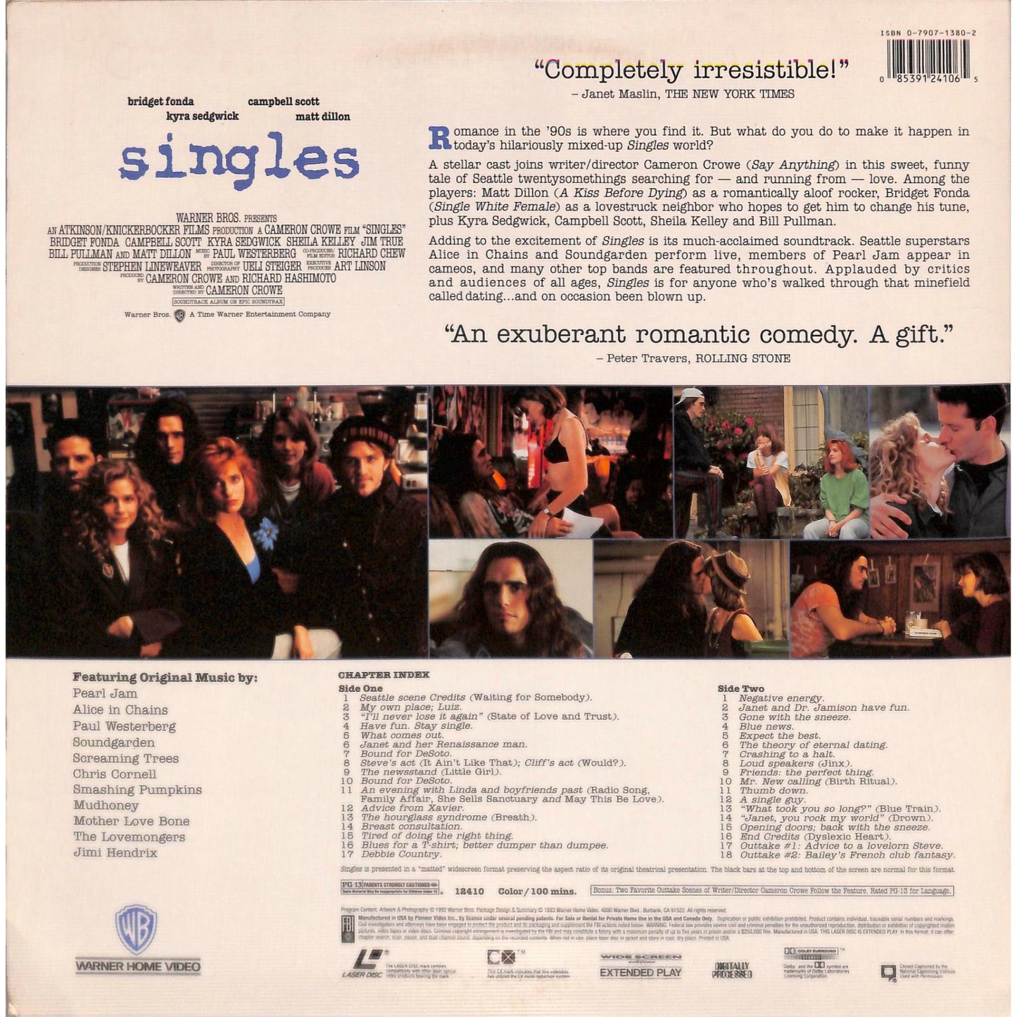 Singles (1992) Laserdisc