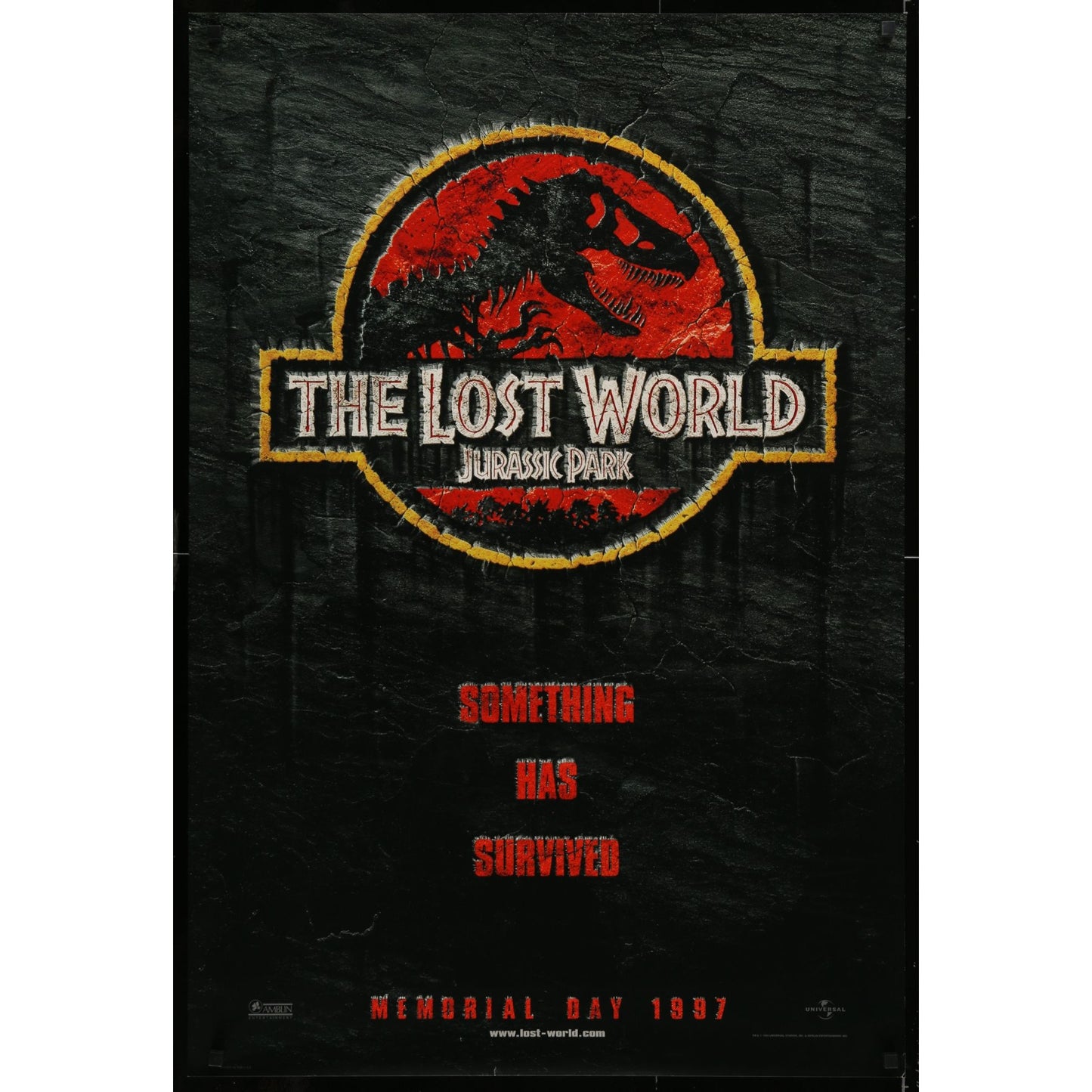 The Lost World: Jurassic Park (1997) Original SS Movie Poster Rolled 27x40
