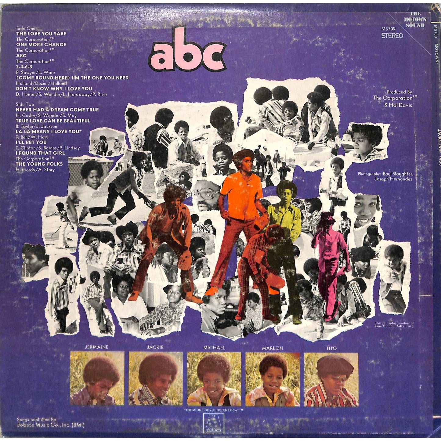 The Jackson 5 - ABC (1970 Indianapolis Pressing) Vinyl Record MS 709