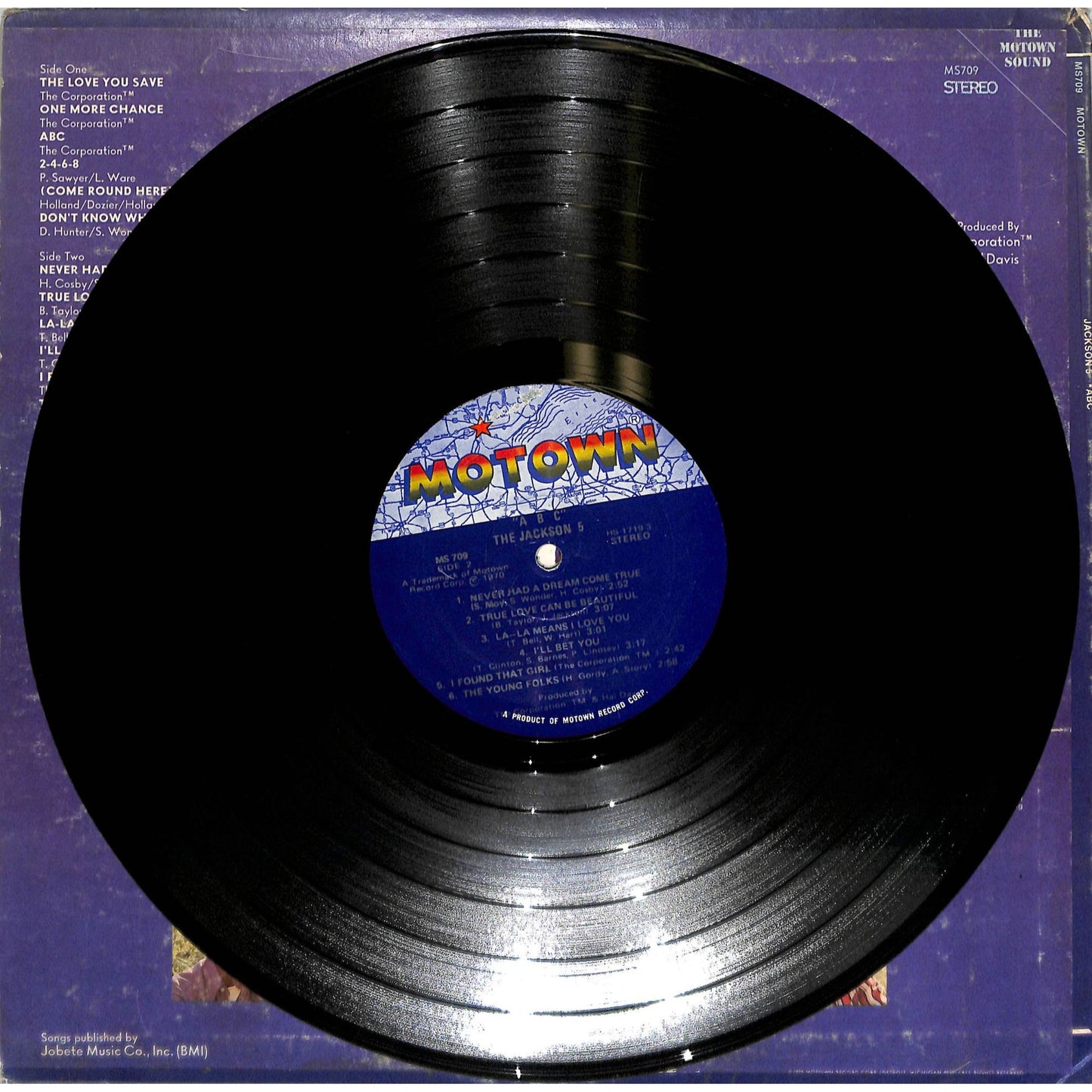 The Jackson 5 - ABC (1970 Indianapolis Pressing) Vinyl Record MS 709