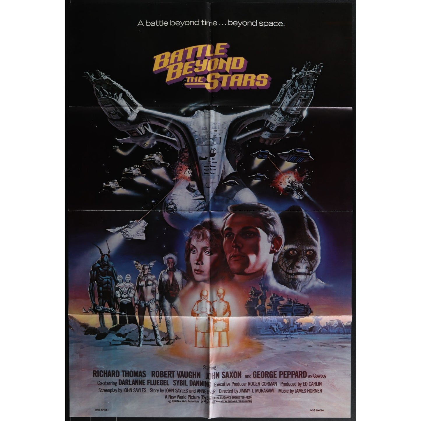 Battle Beyond the Stars (1980) Original Movie Poster Folded 27x41EM8-470