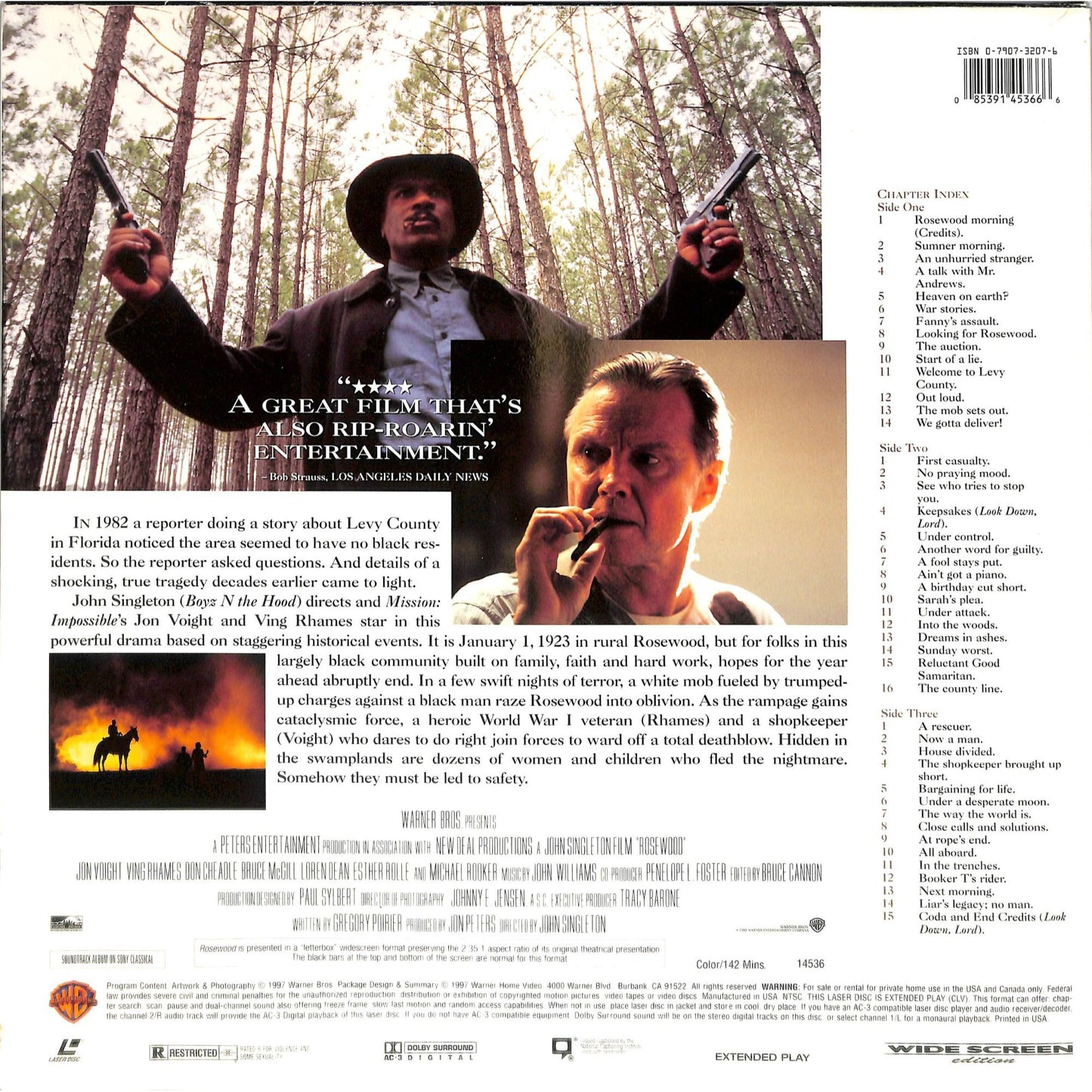 Rosewood (1997) Laserdisc