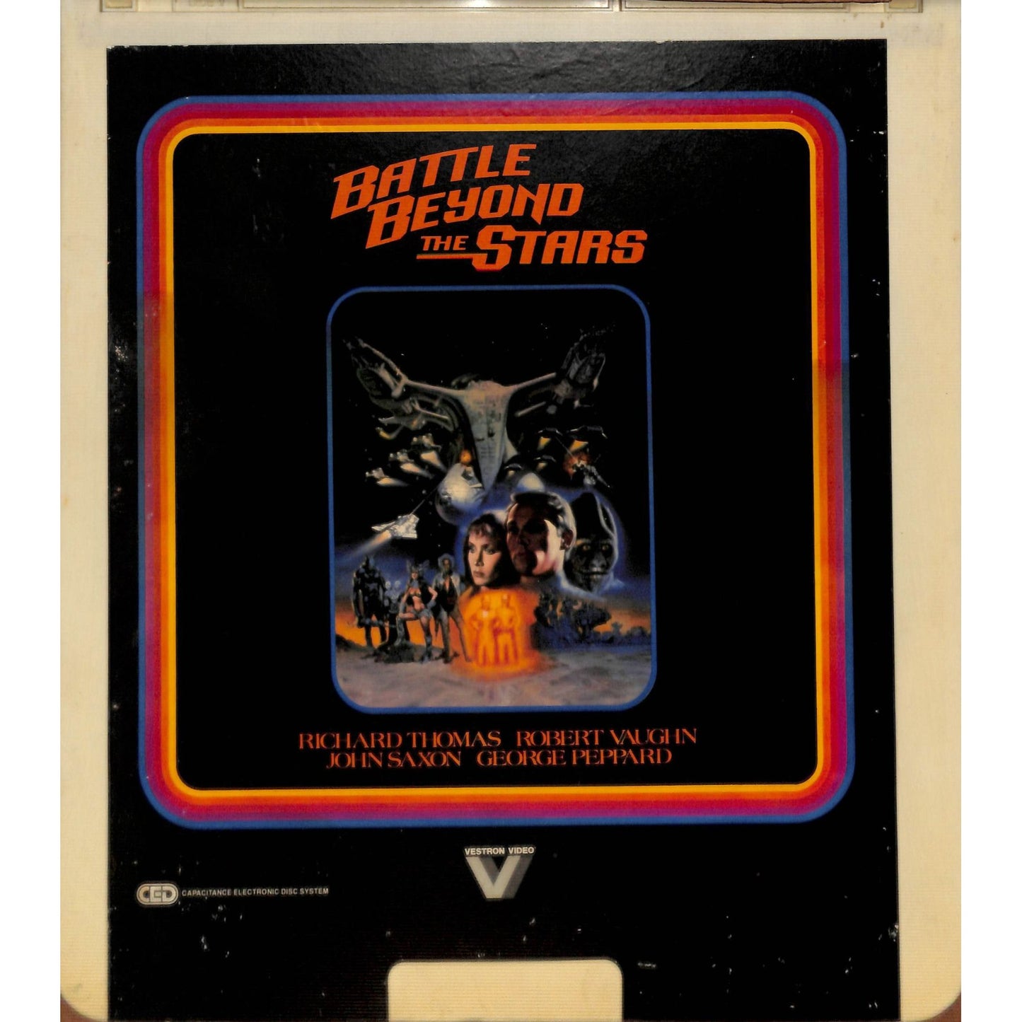 Battle Beyond The Stars (1980) CED RCA SelectaVision Videodisc TESTED WORKING