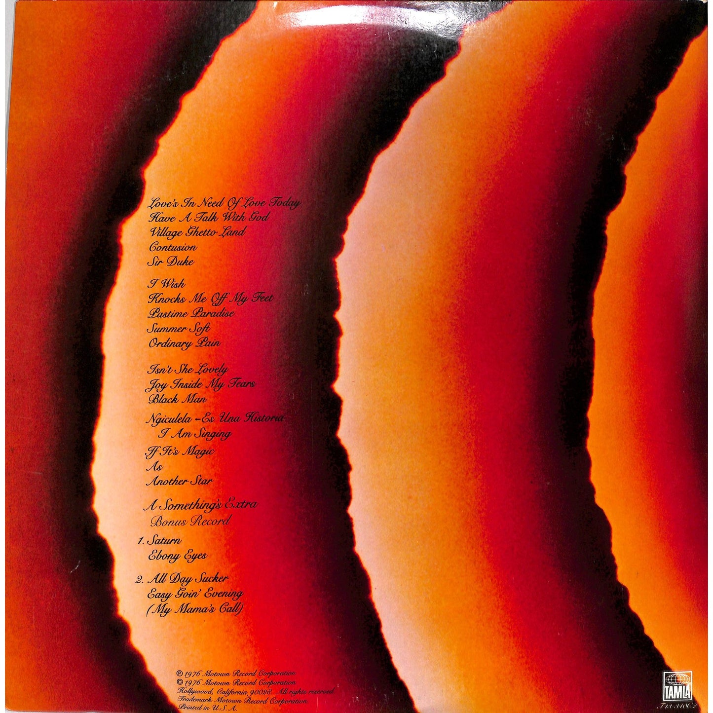 Stevie Wonder - Songs in the Key of Life Vinyl Record T13-340C2
