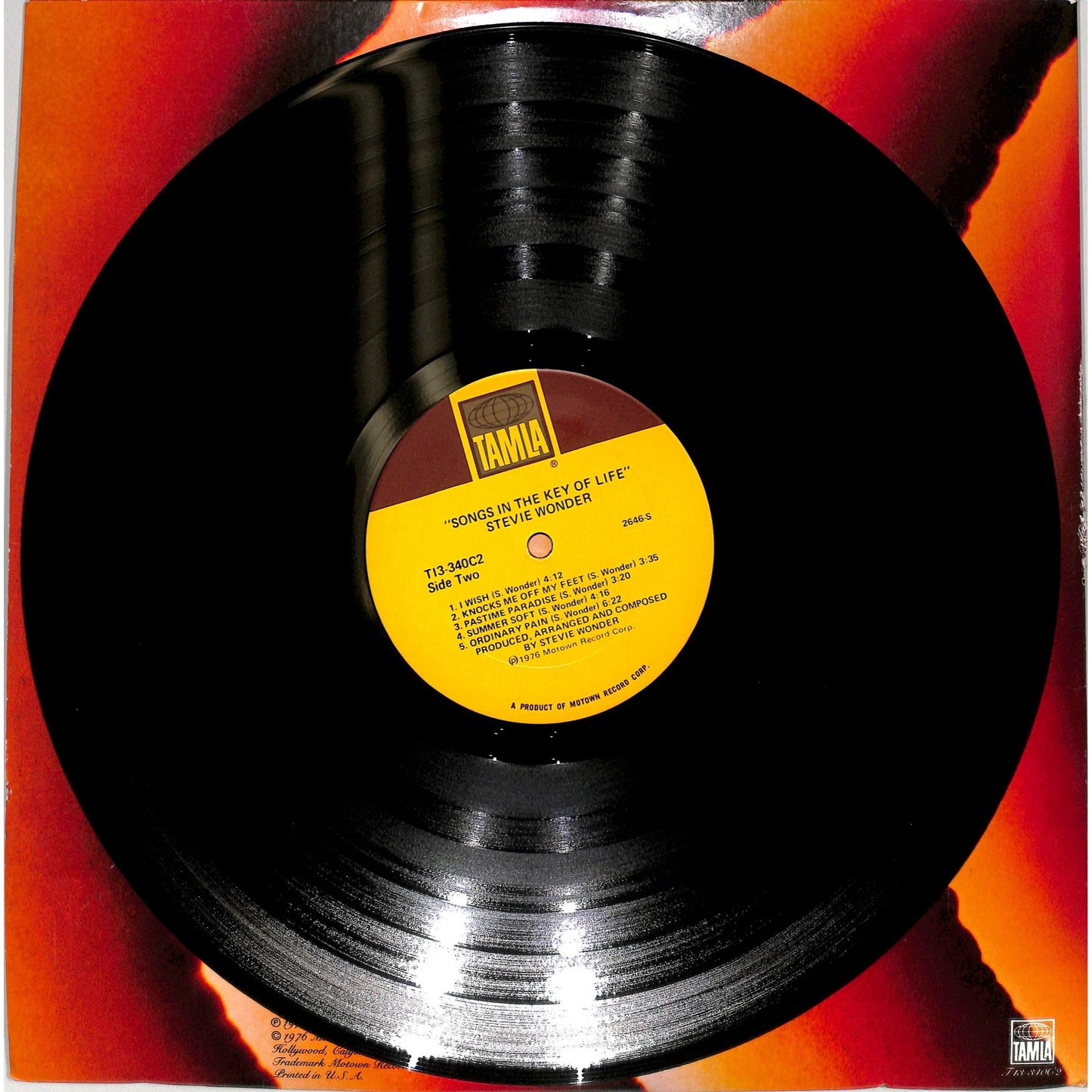Stevie Wonder - Songs in the Key of Life Vinyl Record T13-340C2