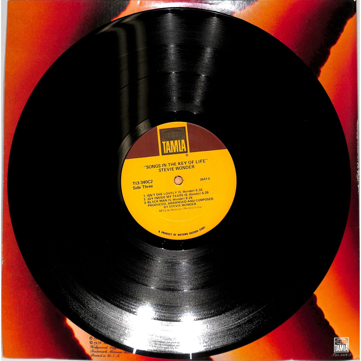Stevie Wonder - Songs in the Key of Life Vinyl Record T13-340C2