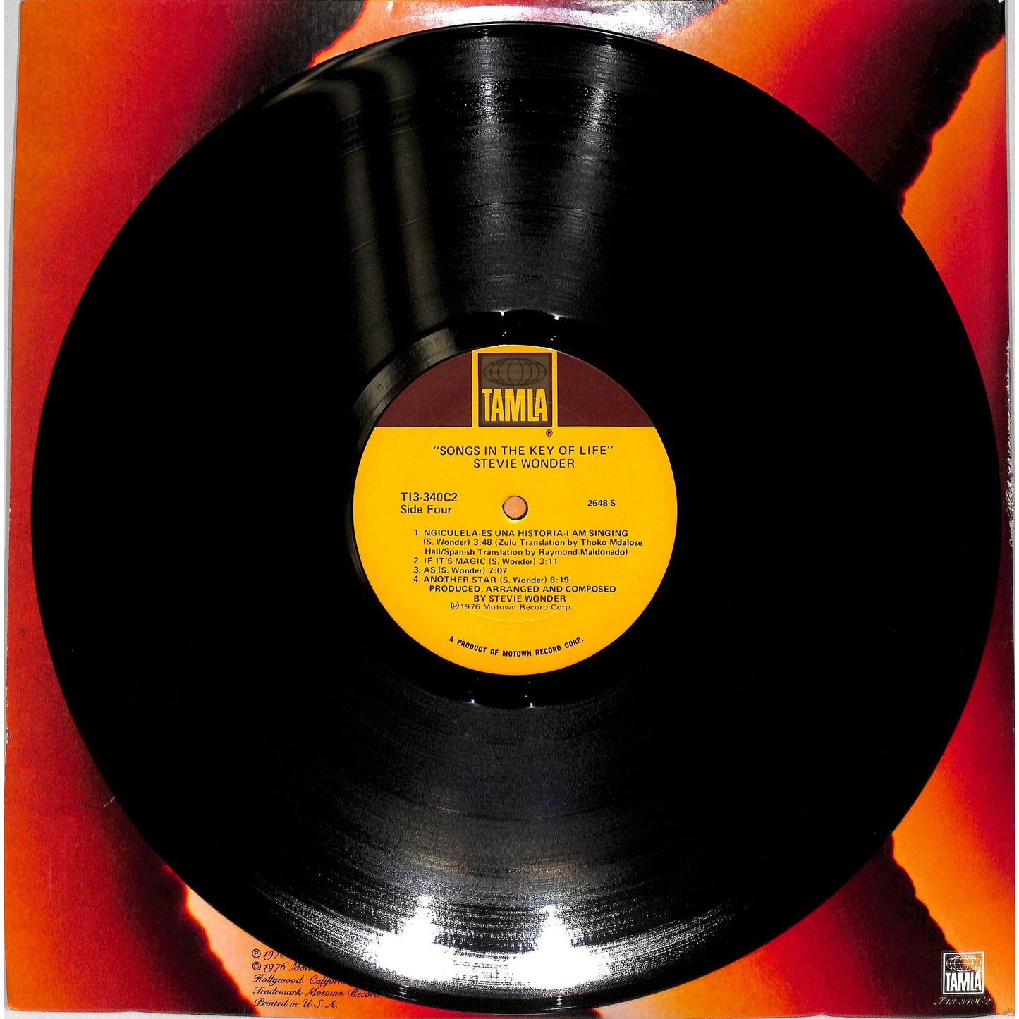 Stevie Wonder - Songs in the Key of Life Vinyl Record T13-340C2