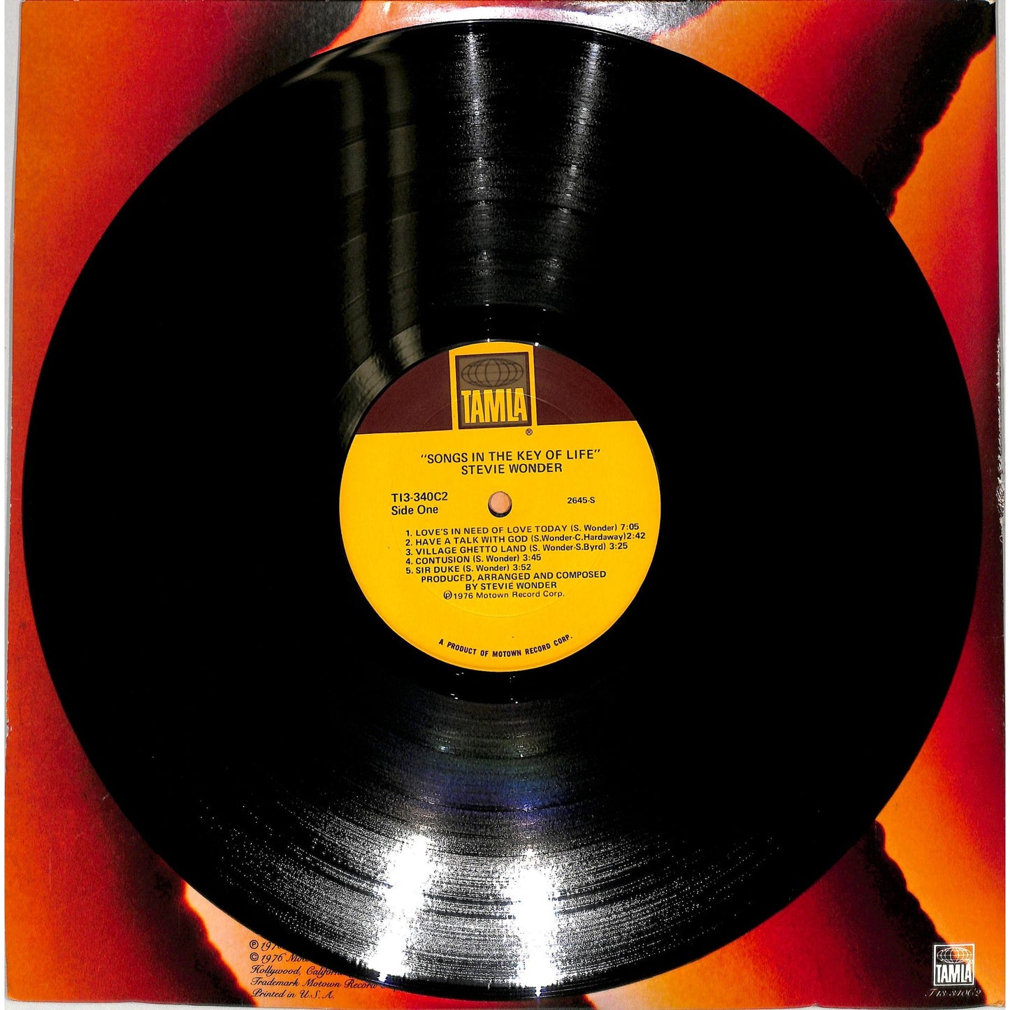 Stevie Wonder - Songs in the Key of Life Vinyl Record T13-340C2
