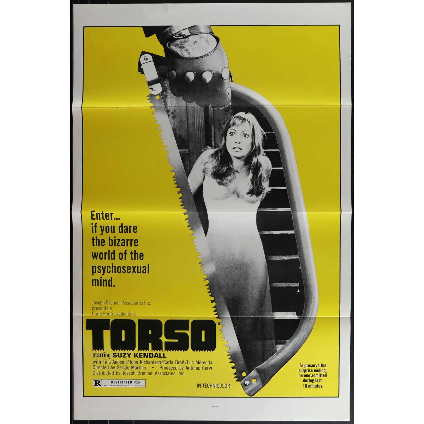 Torso (1973) Original Movie Poster Folded 27x41 EM8-510