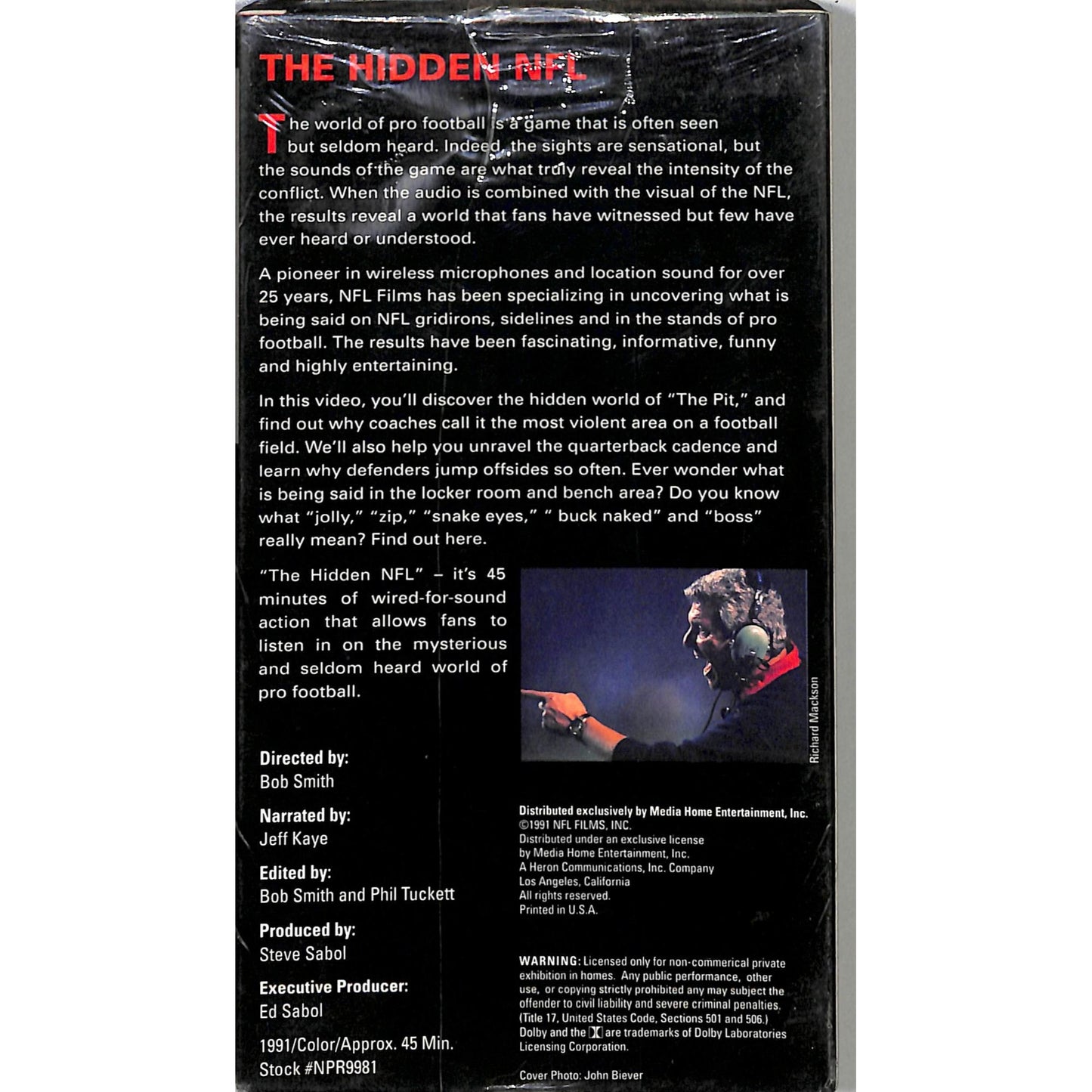 Sports Illustrated: The Hidden NFL (1991) BRAND NEW SEALED VHS