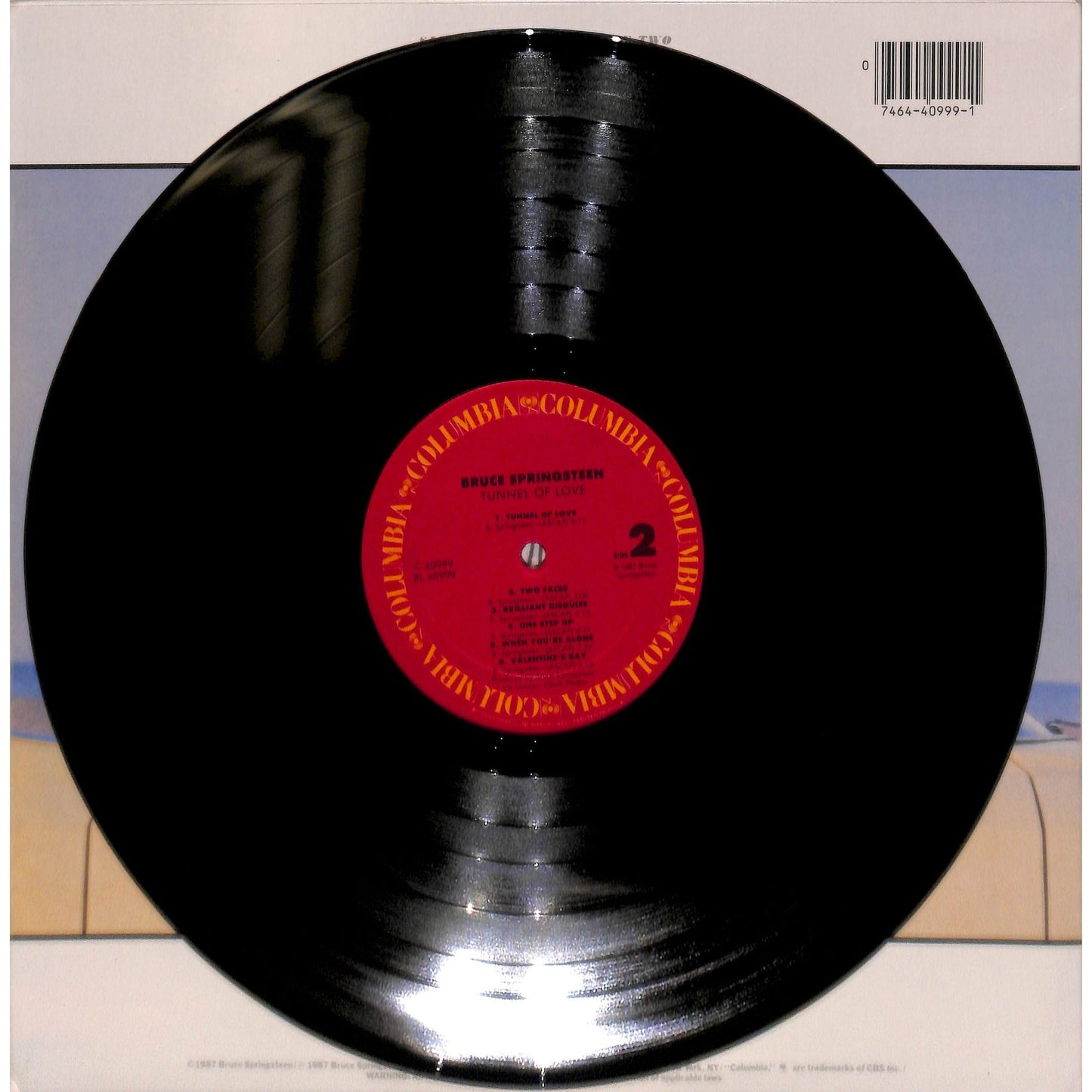 Bruce Springsteen - Tunnel of Love Vinyl Record C 40999