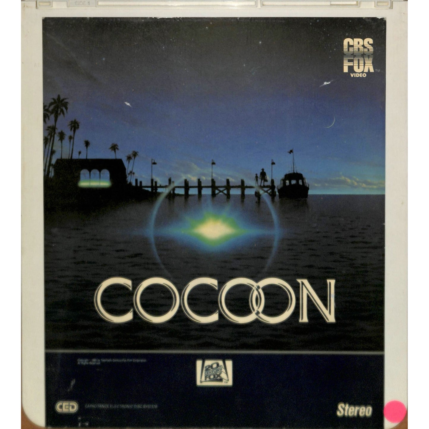 Cocoon (1986) Vintage CED RCA SelectaVision Videodisc TESTEDWORKING