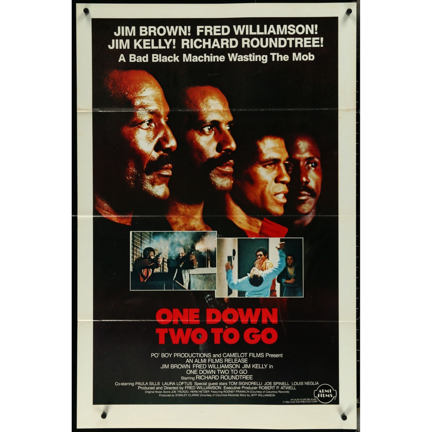 One Down, Two to Go (1982) Original Movie Poster Folded 27x41 EM8-536