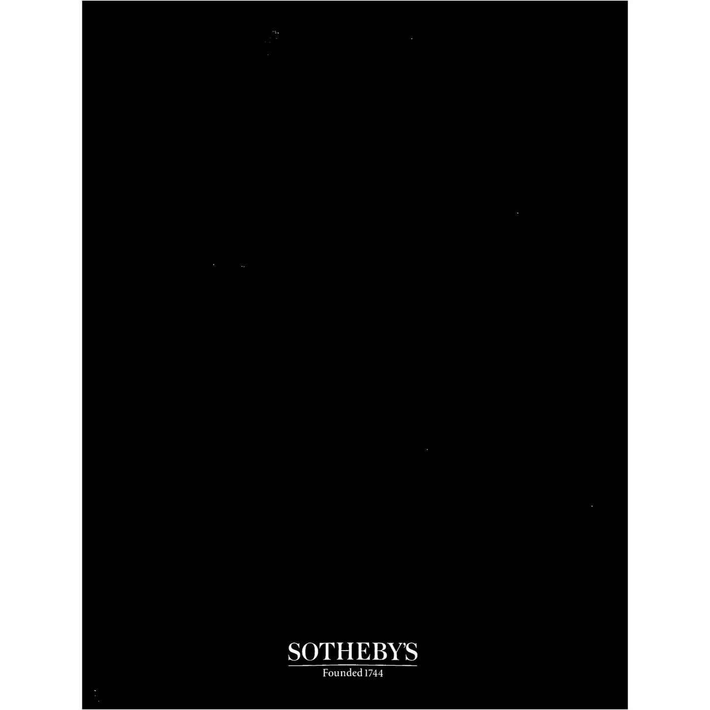 Sotheby's John Singer Sargent Cashmere Art Auction Catalog December 5, 1996