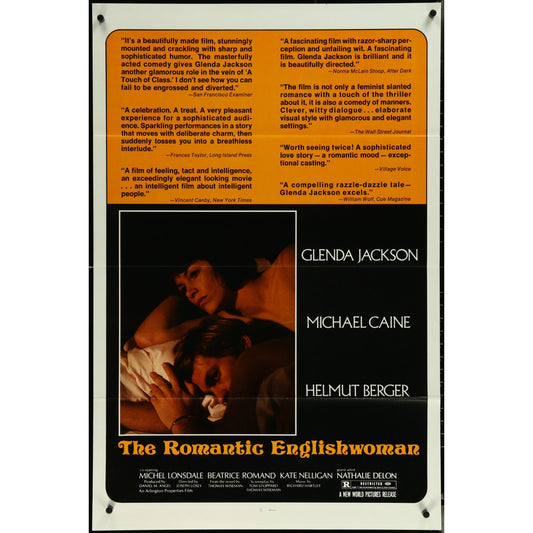 The Romantic English Woman (1975) Original Movie Poster Folded 27x41 EM8-528