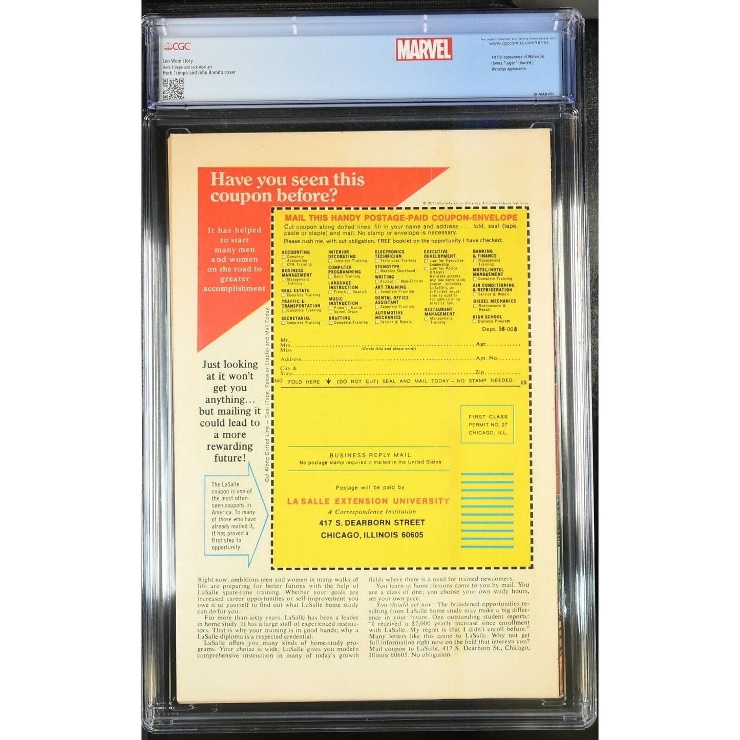 Incredible Hulk #181 (1974) CGC 6.0