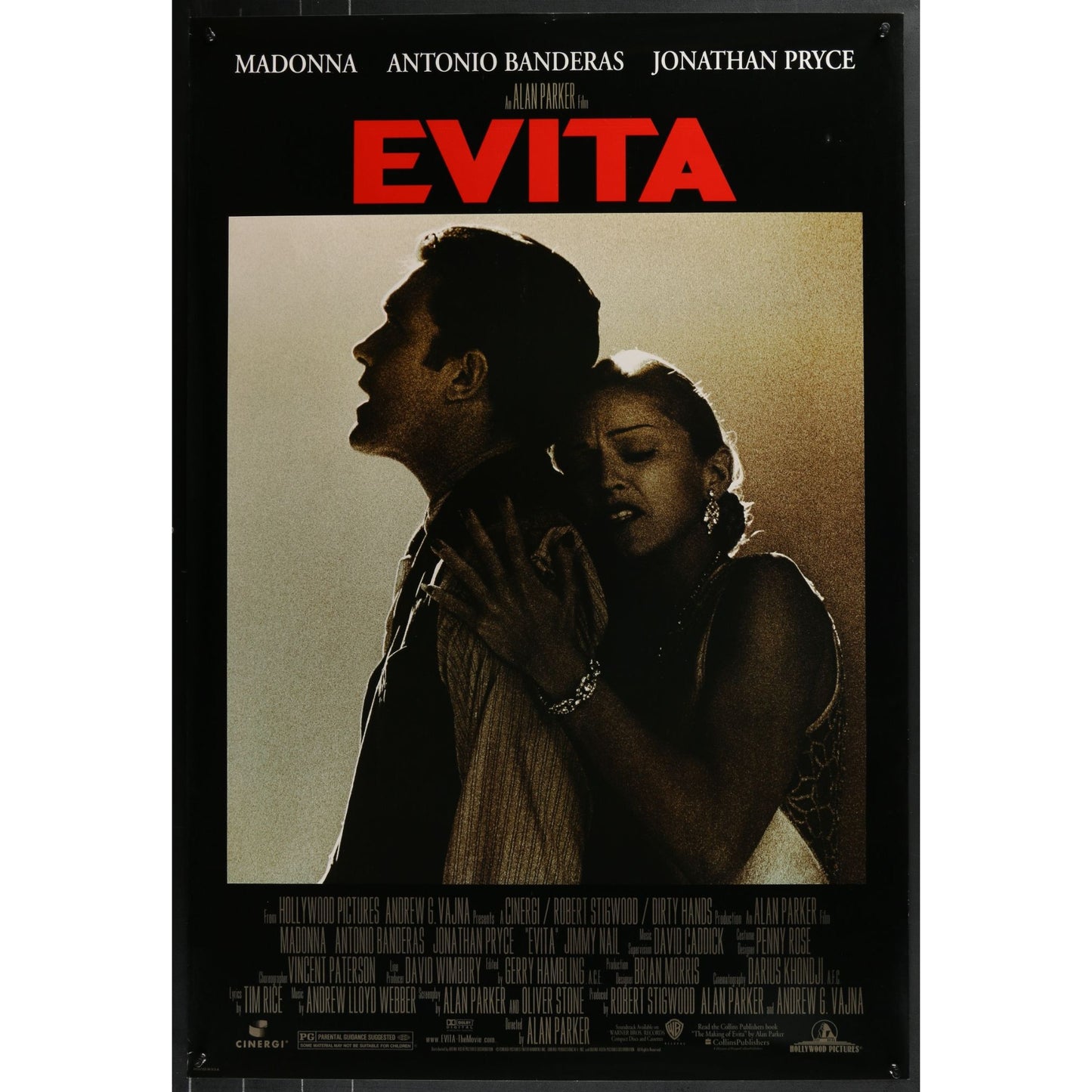 Evita (1996) Original Single-sided Movie Poster Rolled 27x40